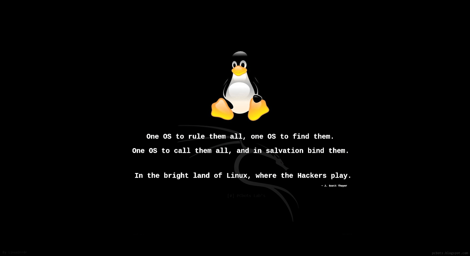 Linux hacker wallpaper