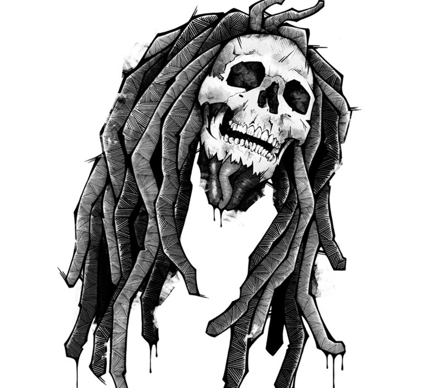 Skull Reggae Wallpaper