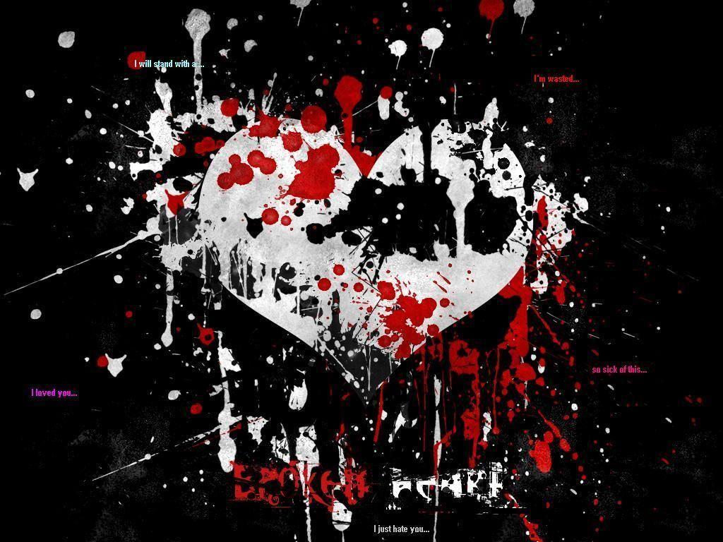 Emo Heart Wallpaper. Emo wallpaper, Emo background, Emo picture
