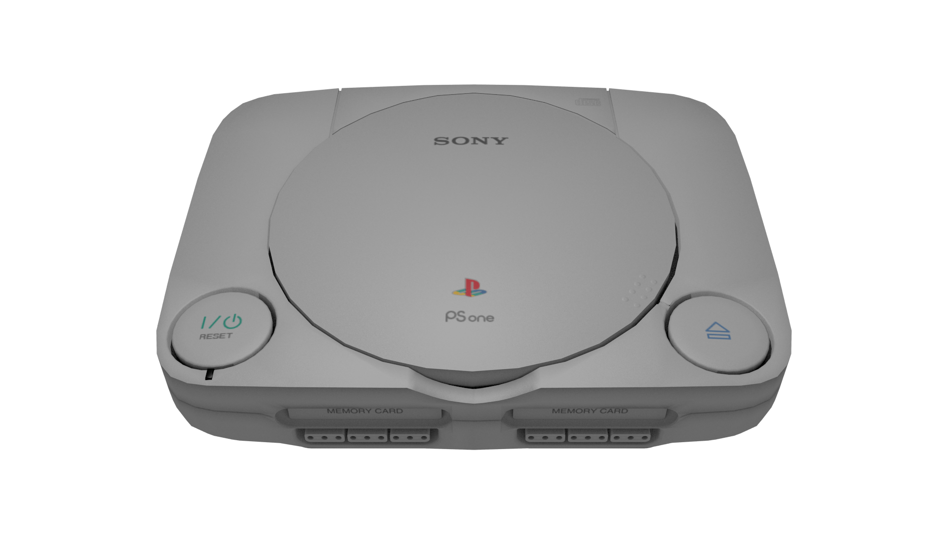 PS One Console 3D Model