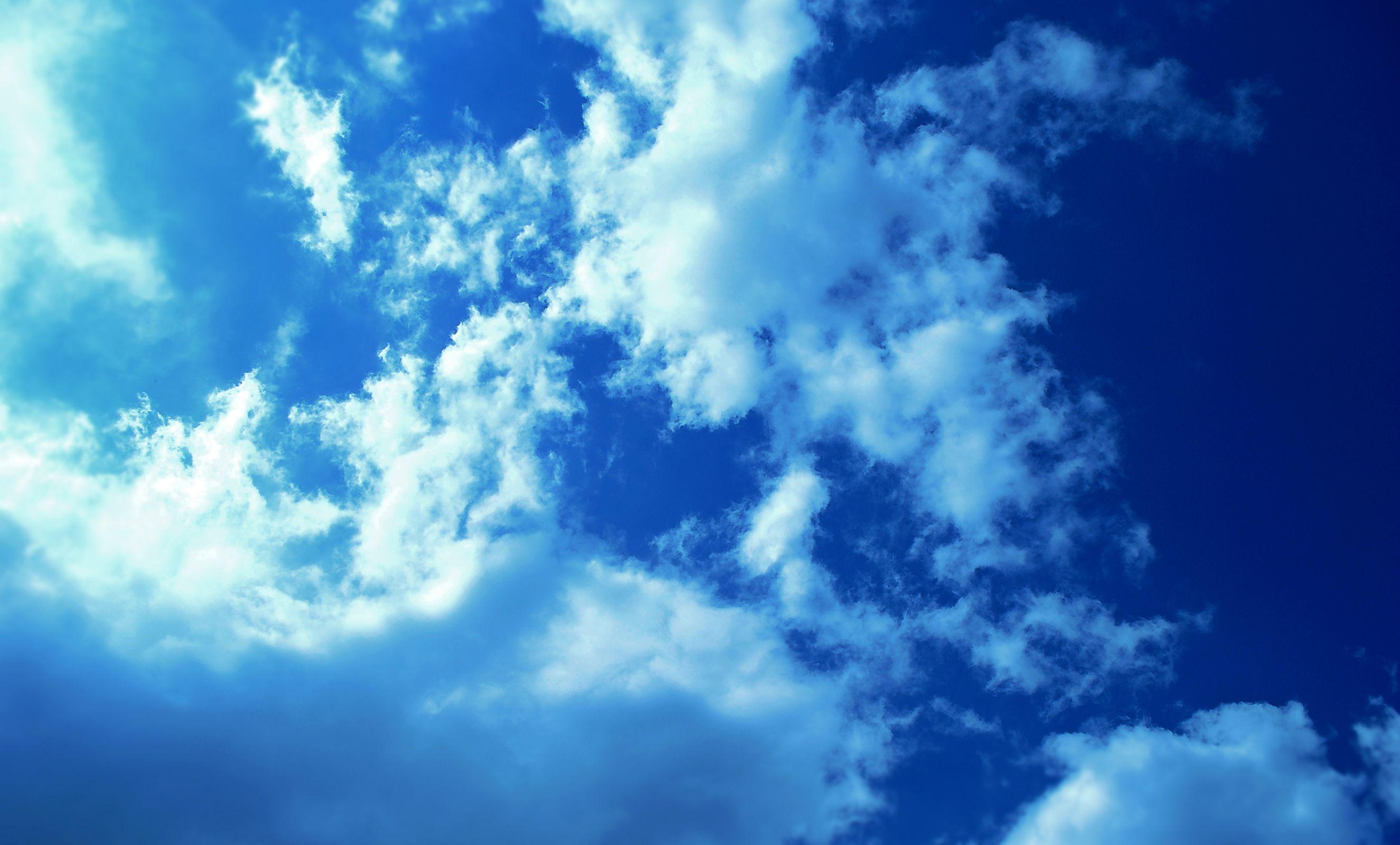 Blue Sky Background HD Wallpaper