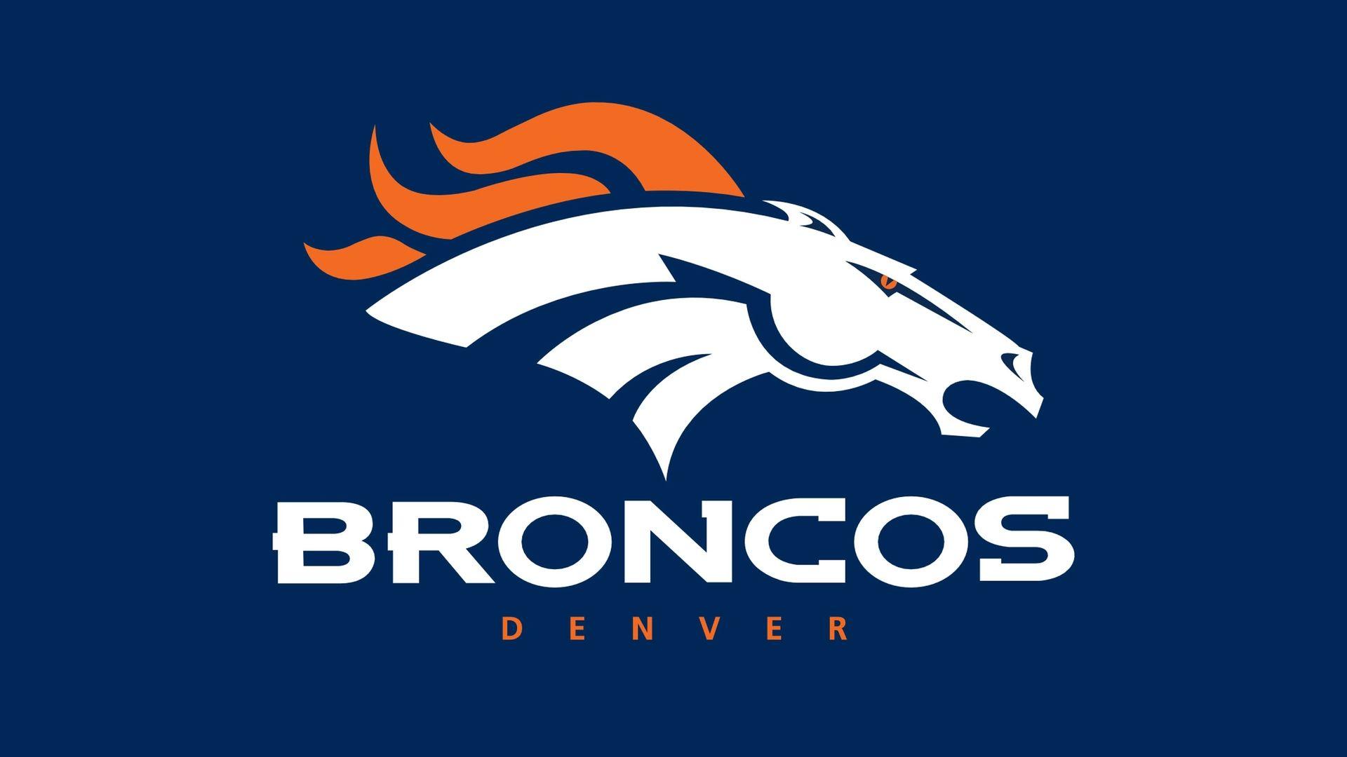 NFL Denver Broncos Logo On Blue Background 1920x1080 HD NFL / Denver
