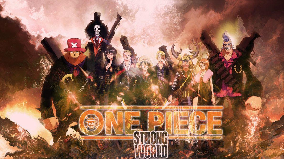Strong World one piece poster, One Piece, anime, Monkey D. Luffy, Sanji HD  wallpaper | Wallpaper Flare