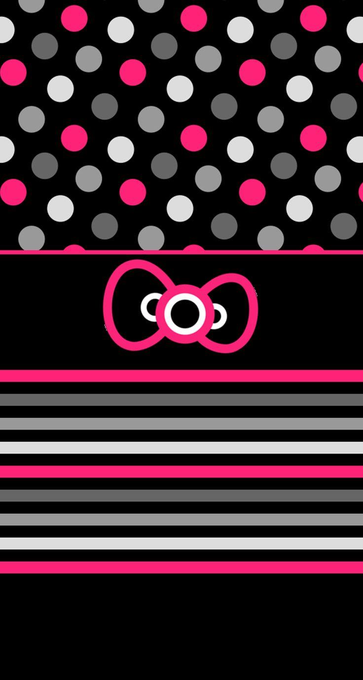 Hello Kitty Wallpapers Black And Pink - Wallpaper Cave
