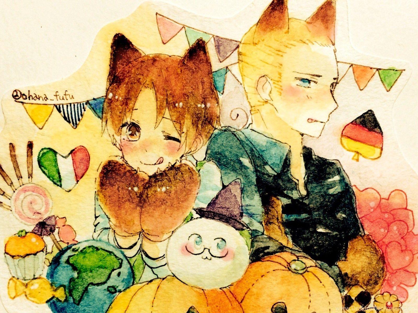 Axis Powers Hetalia Germany North Italy Mochimerica Candy Mochi