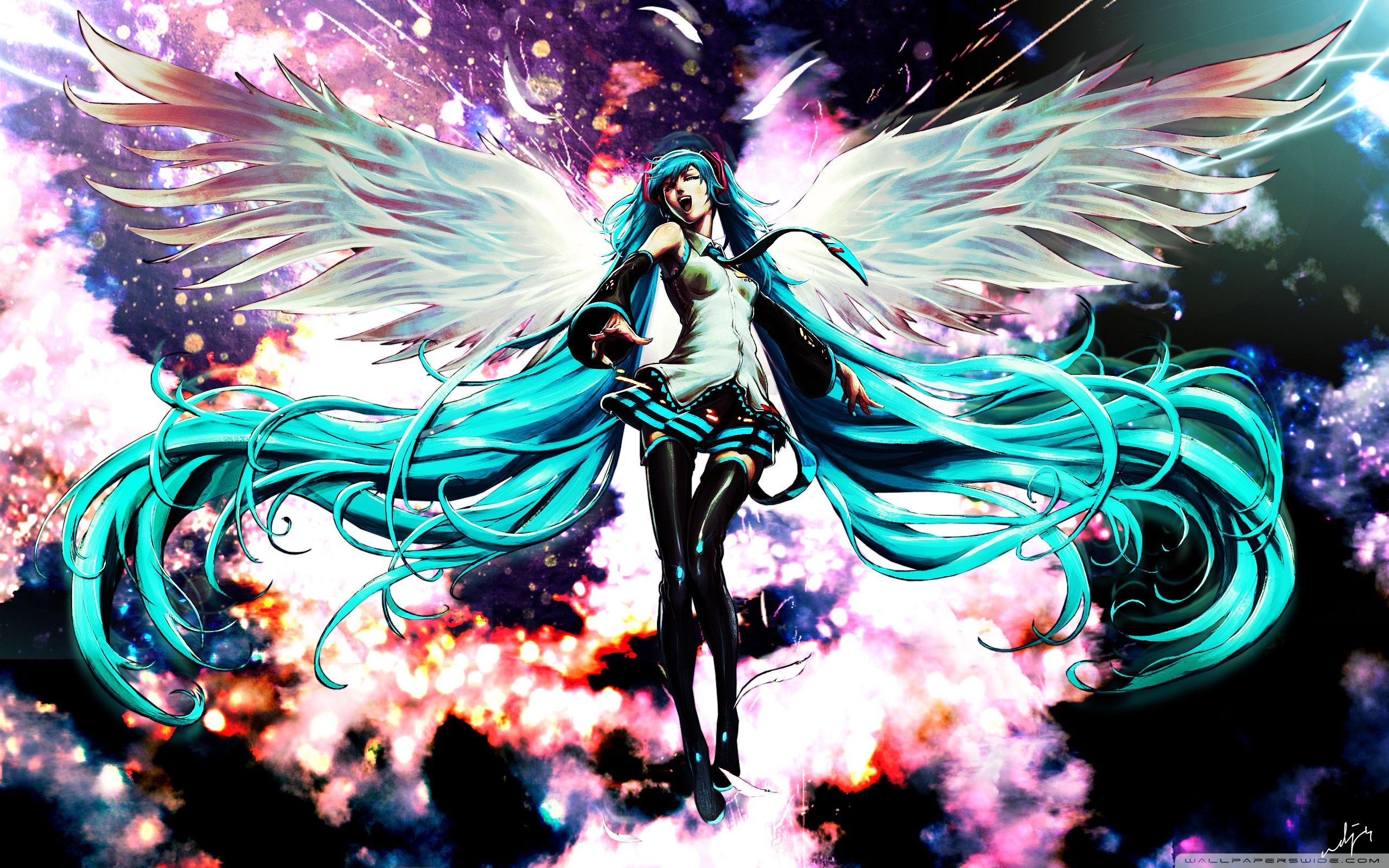 Miku Ultra HD Desktop Background Wallpaper for: Widescreen