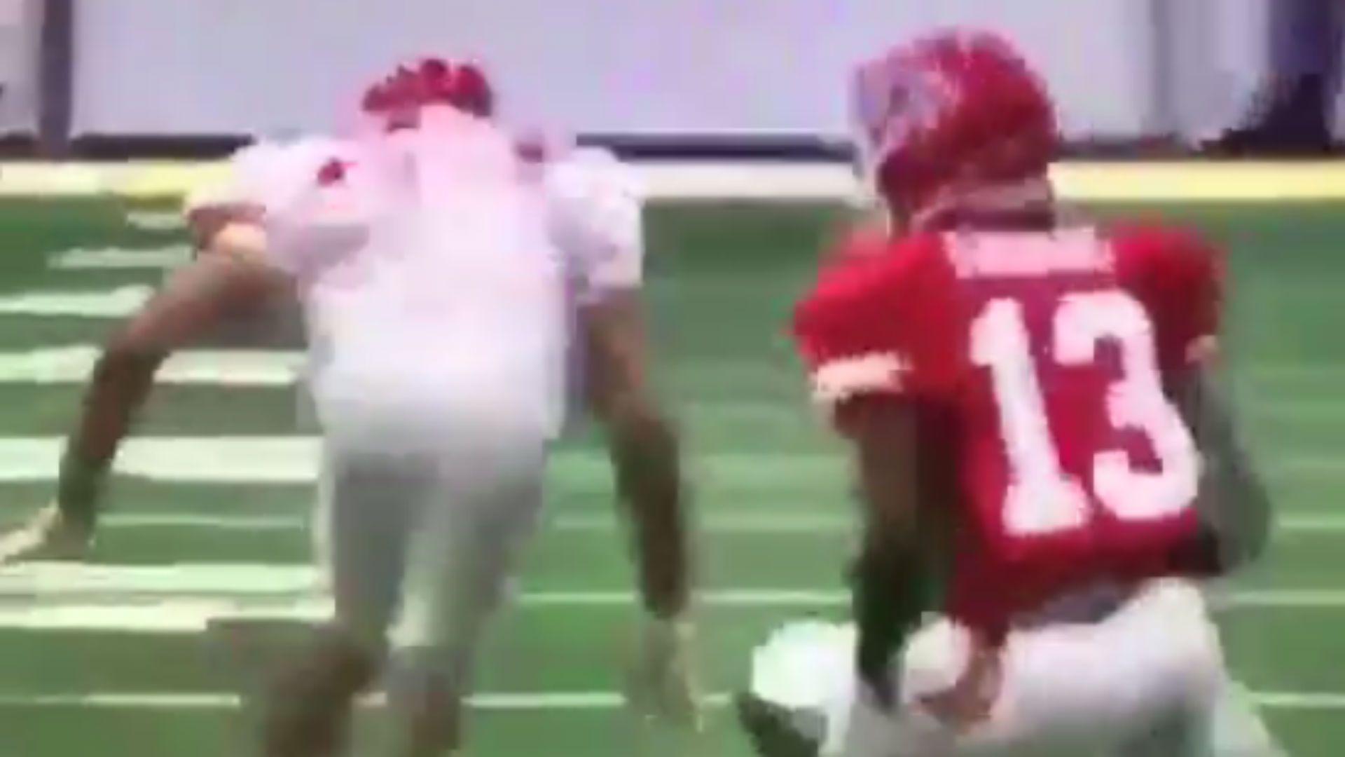Chiefs' De'Anthony Thomas Embarrasses Teammate In One On One Drill