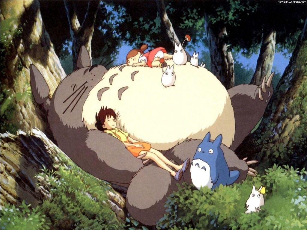 Un wallpaper del film d'animazione Il mio vicino Totoro di Hayao