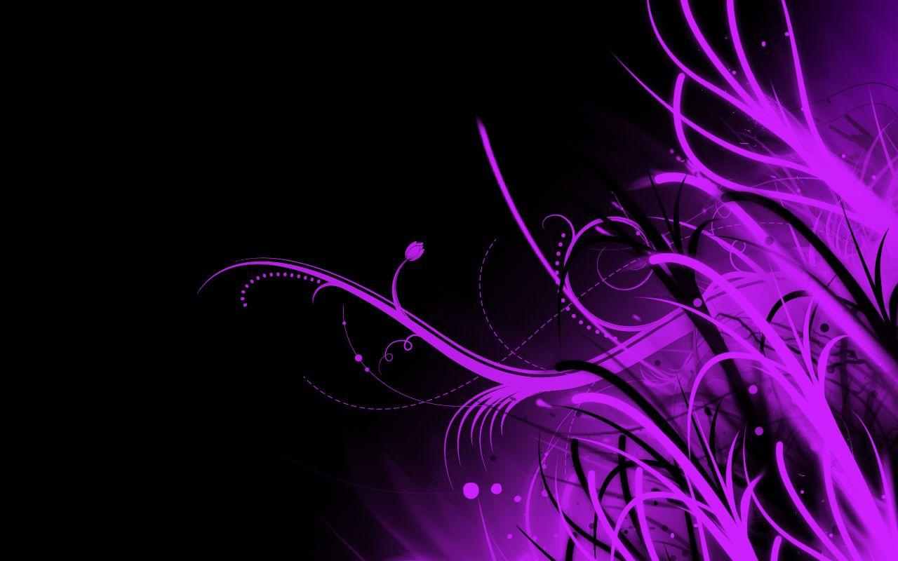 Purple And White Abstract Wallpaper HD Resolution