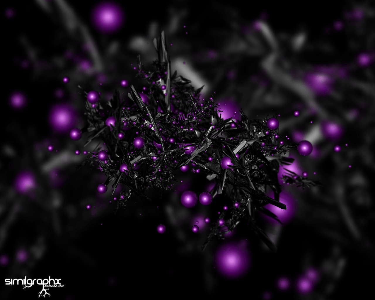 Black Art Purple Abstract HD Desktop Wallpaper, Instagram photo