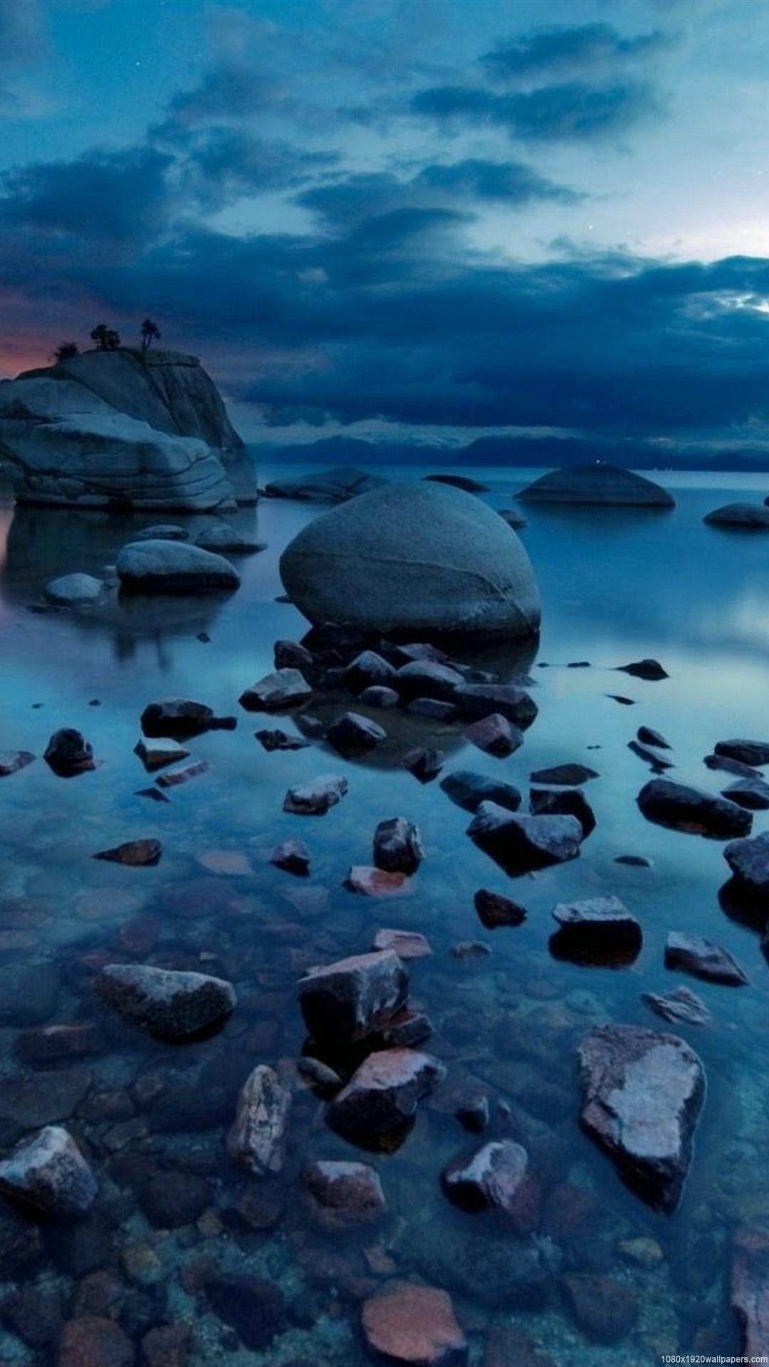 1080x1920 Lake Sunset Wallpaper HD Â· vertical phone