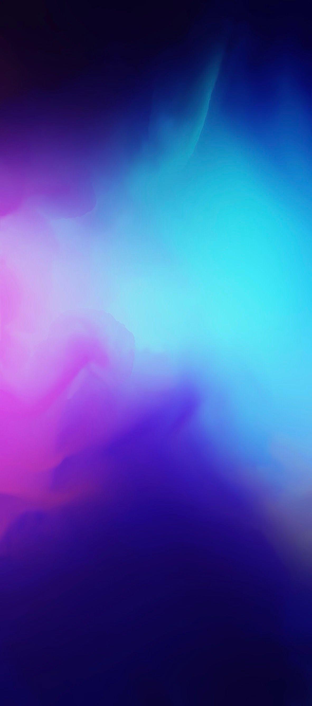iOS iPhone X, blue, purple, abstract, apple, wallpaper