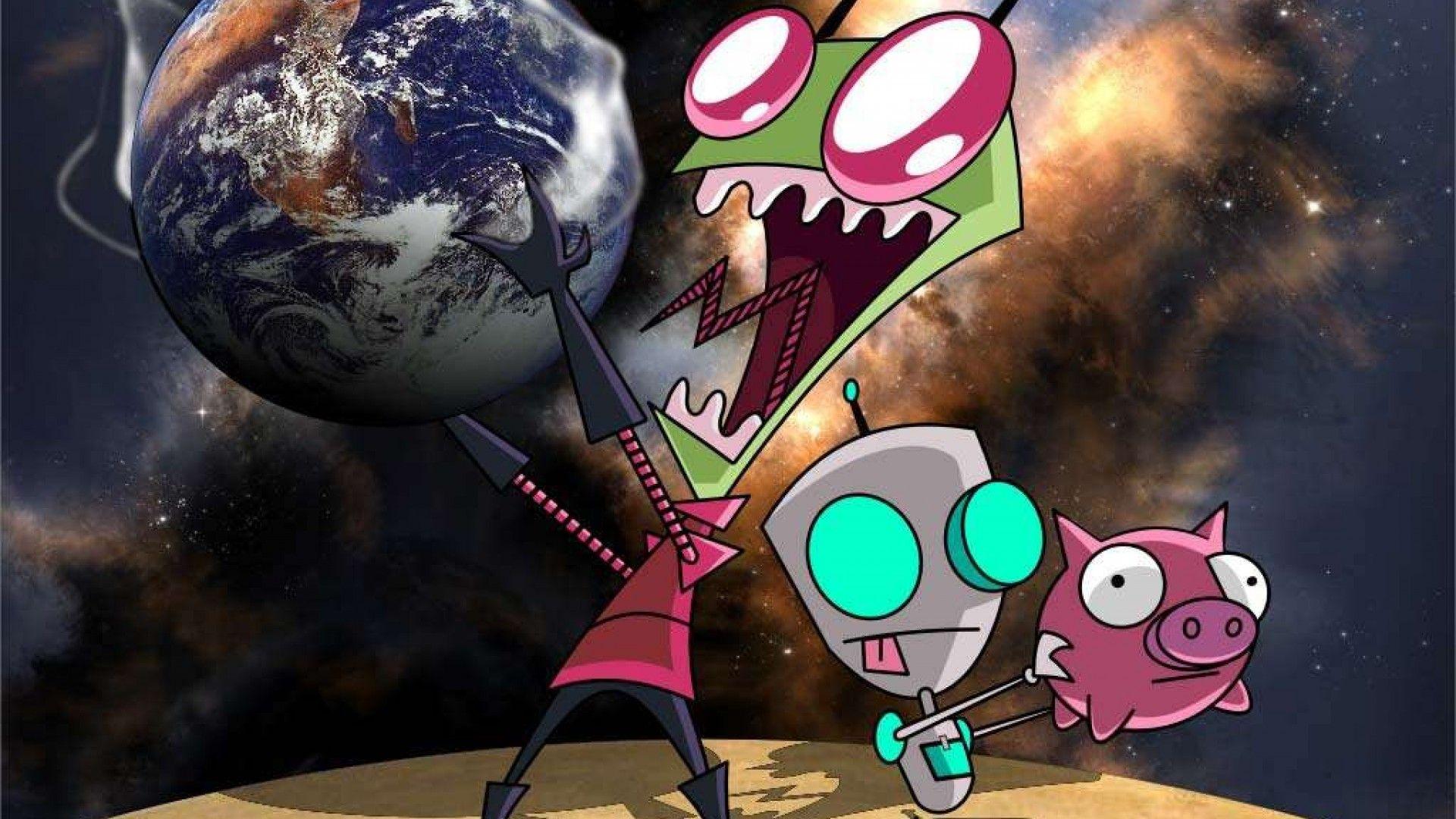 ScreenHeaven: Earth Gir Invader Zim Zim outer space desktop and.