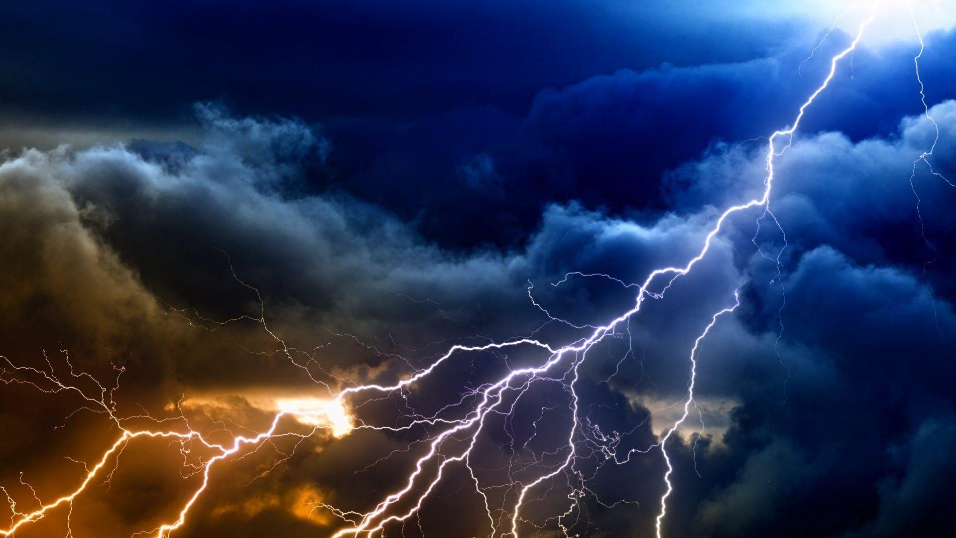 Sky: Clouds Sky Storm Nature Lightning Thunderstorm Rain HD Photo