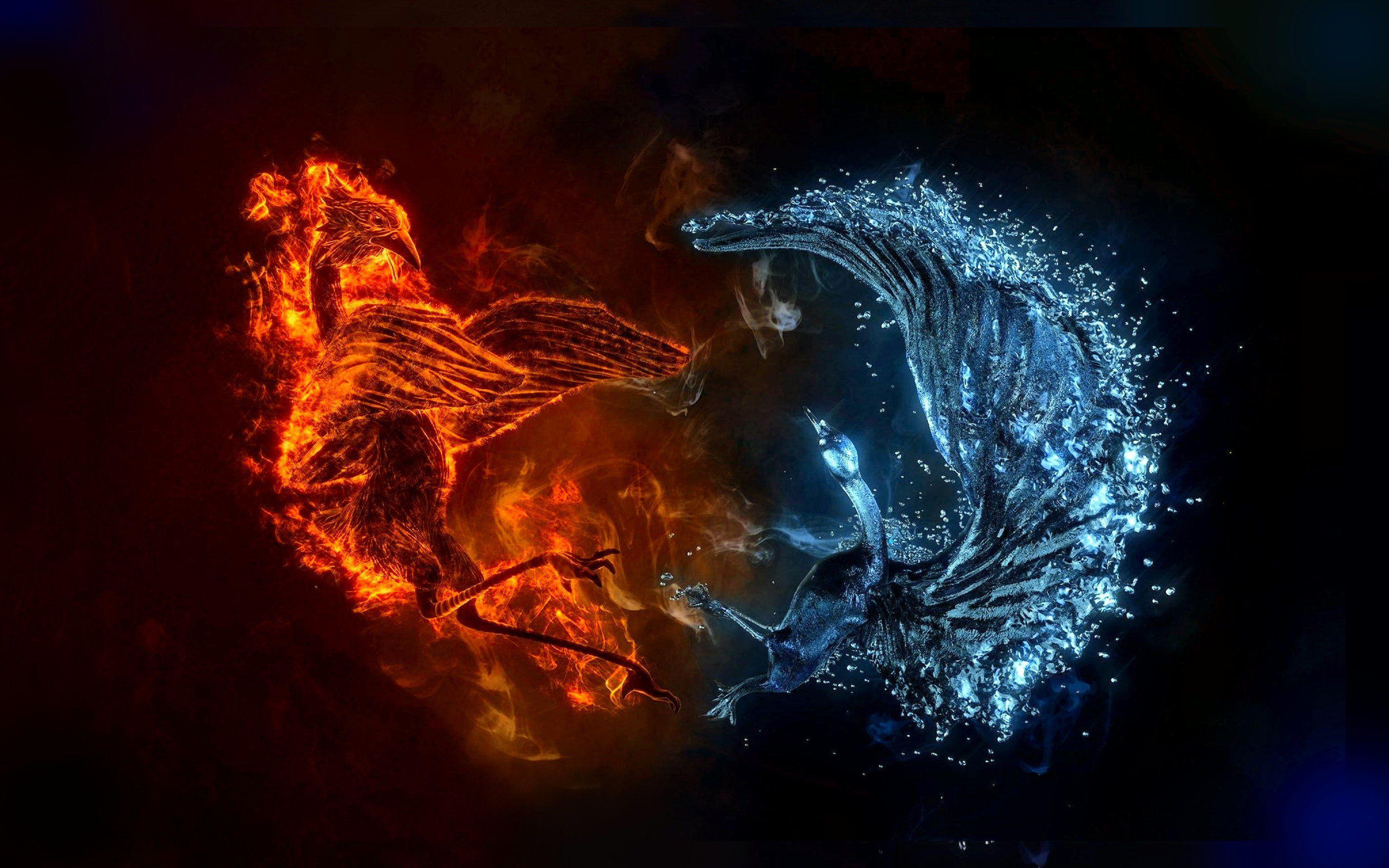 3D Wallpapers Fire And Ice Pictures HD Wallpapers 01