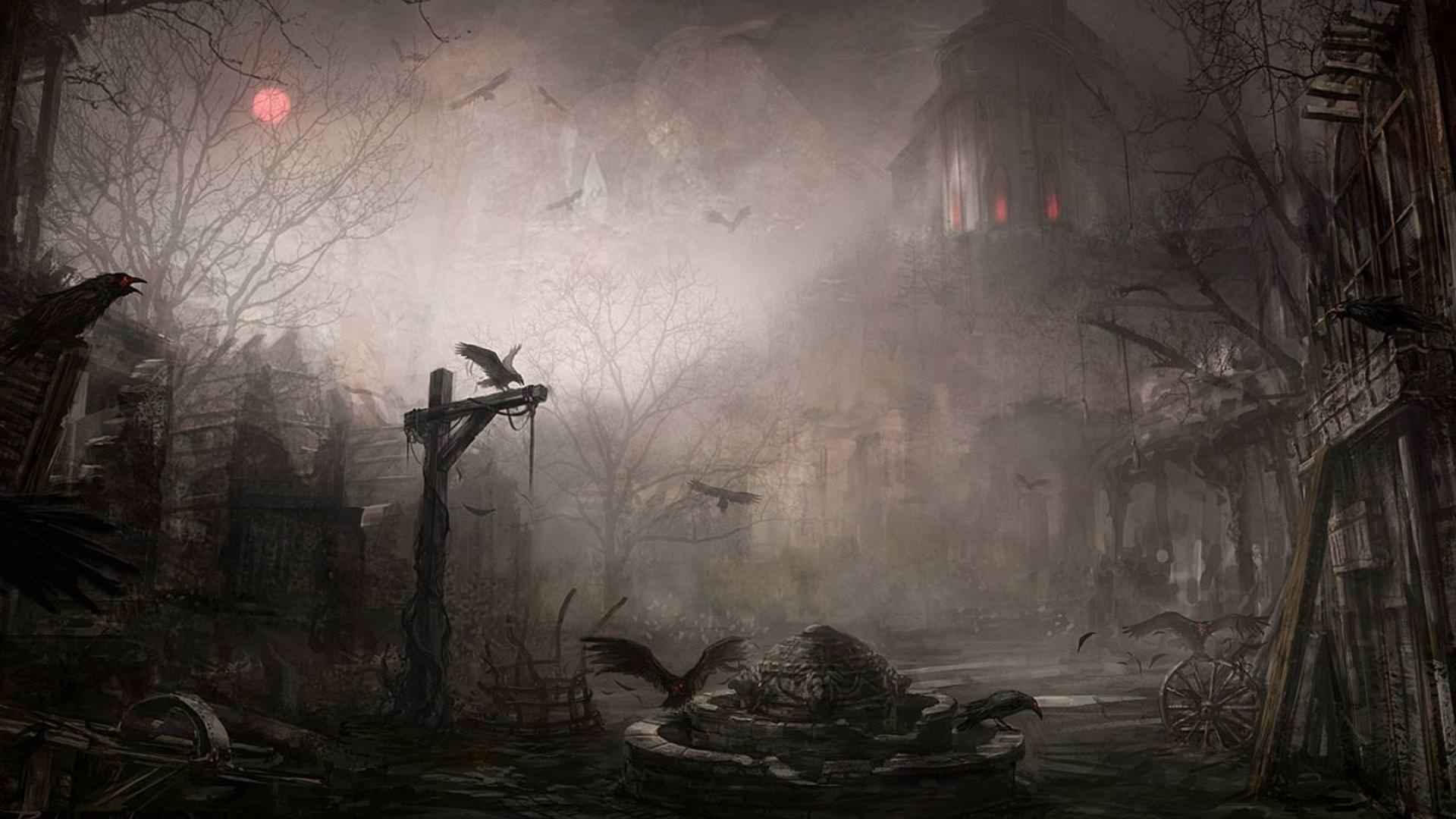 Dark Village Gothic Ghost 1920x1080 HD And FREE Stock Wallpaper