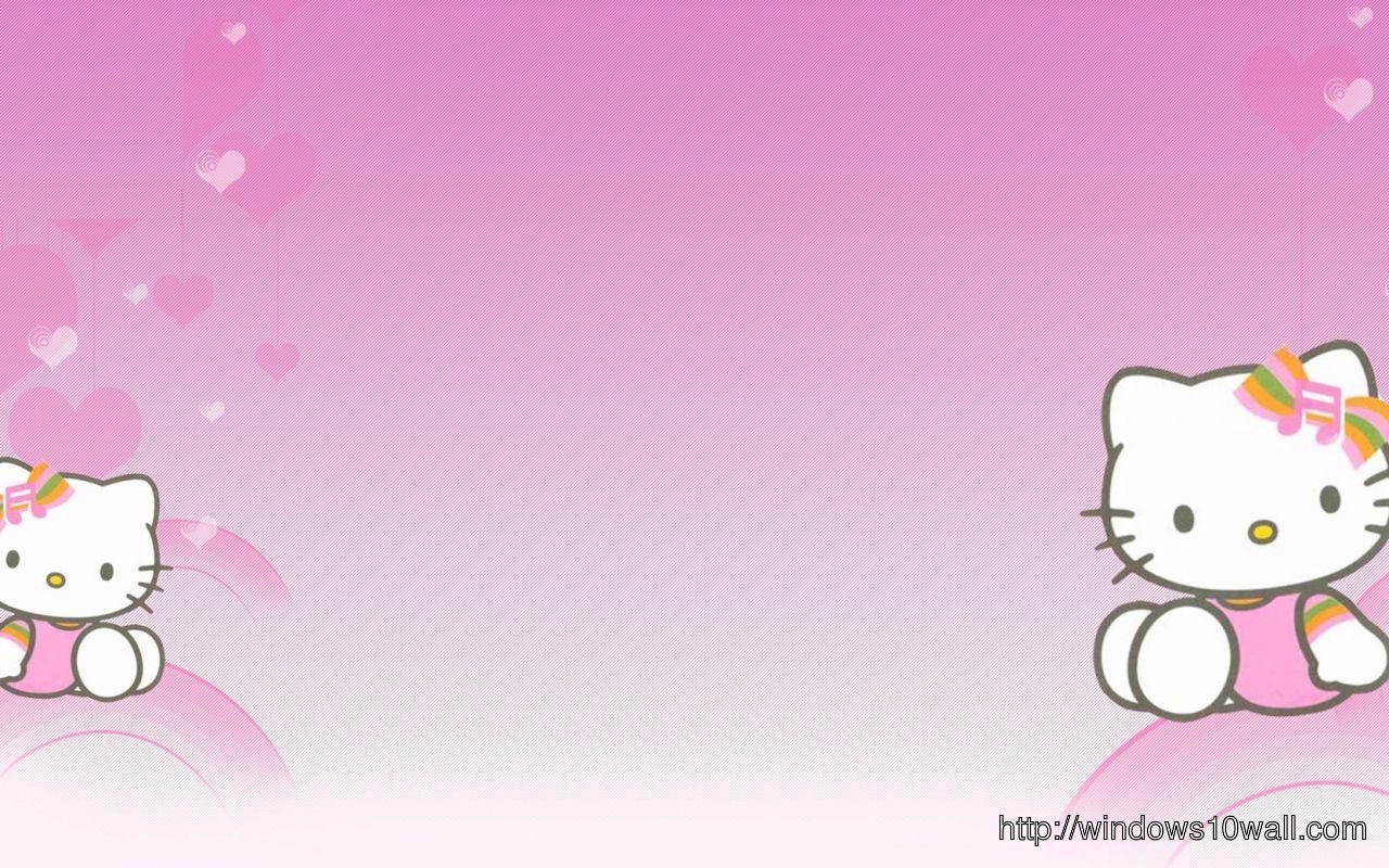 Pinkish Hello Kitty Twitter Background Wallpaper 10 Wallpaper
