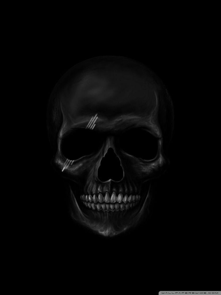 Black Skull ❤ 4K HD Desktop Wallpaper for 4K Ultra HD TV • Dual