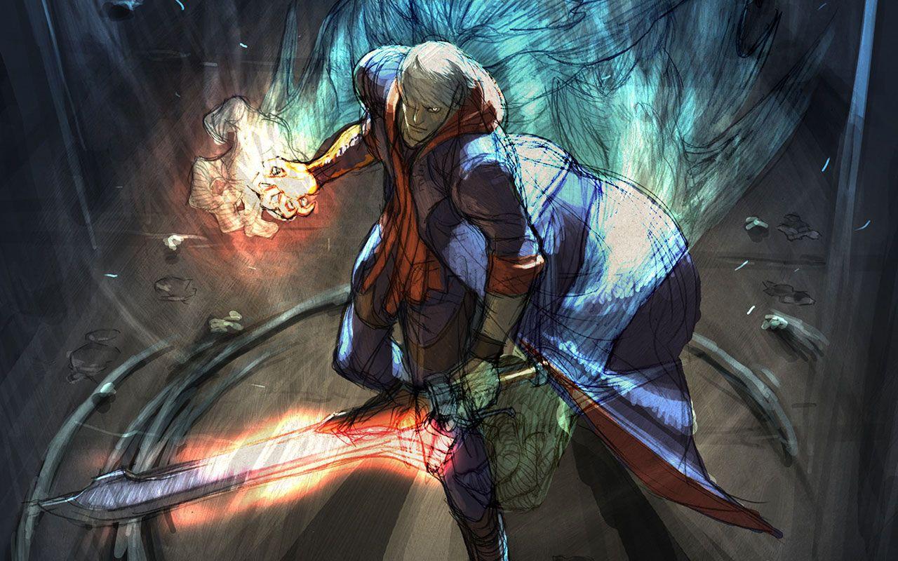 Devil May Cry, artwork, Nero wallpaperf.co.ua