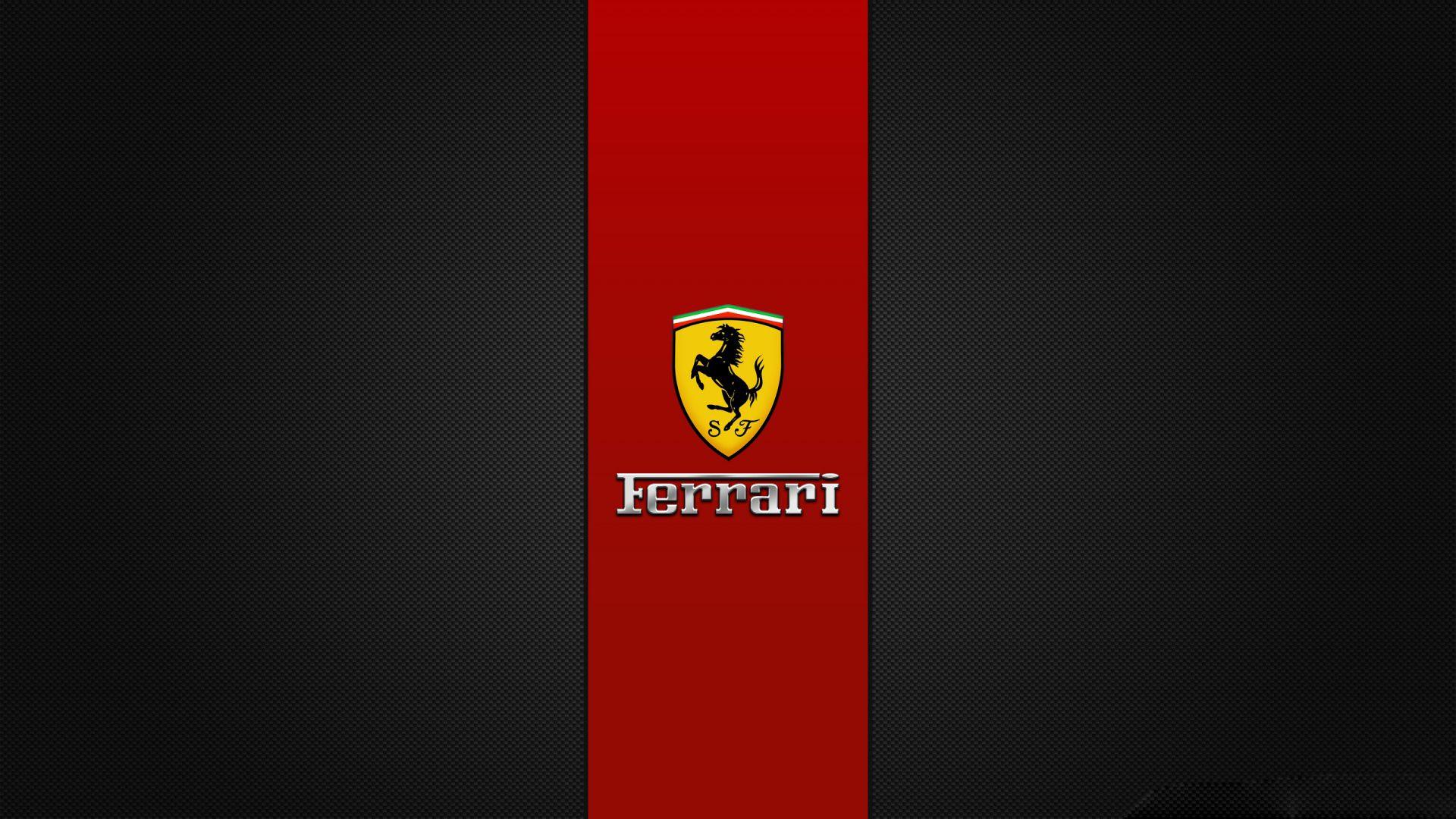 free image ferrari logo wallpaper full HD desktop image colourful
