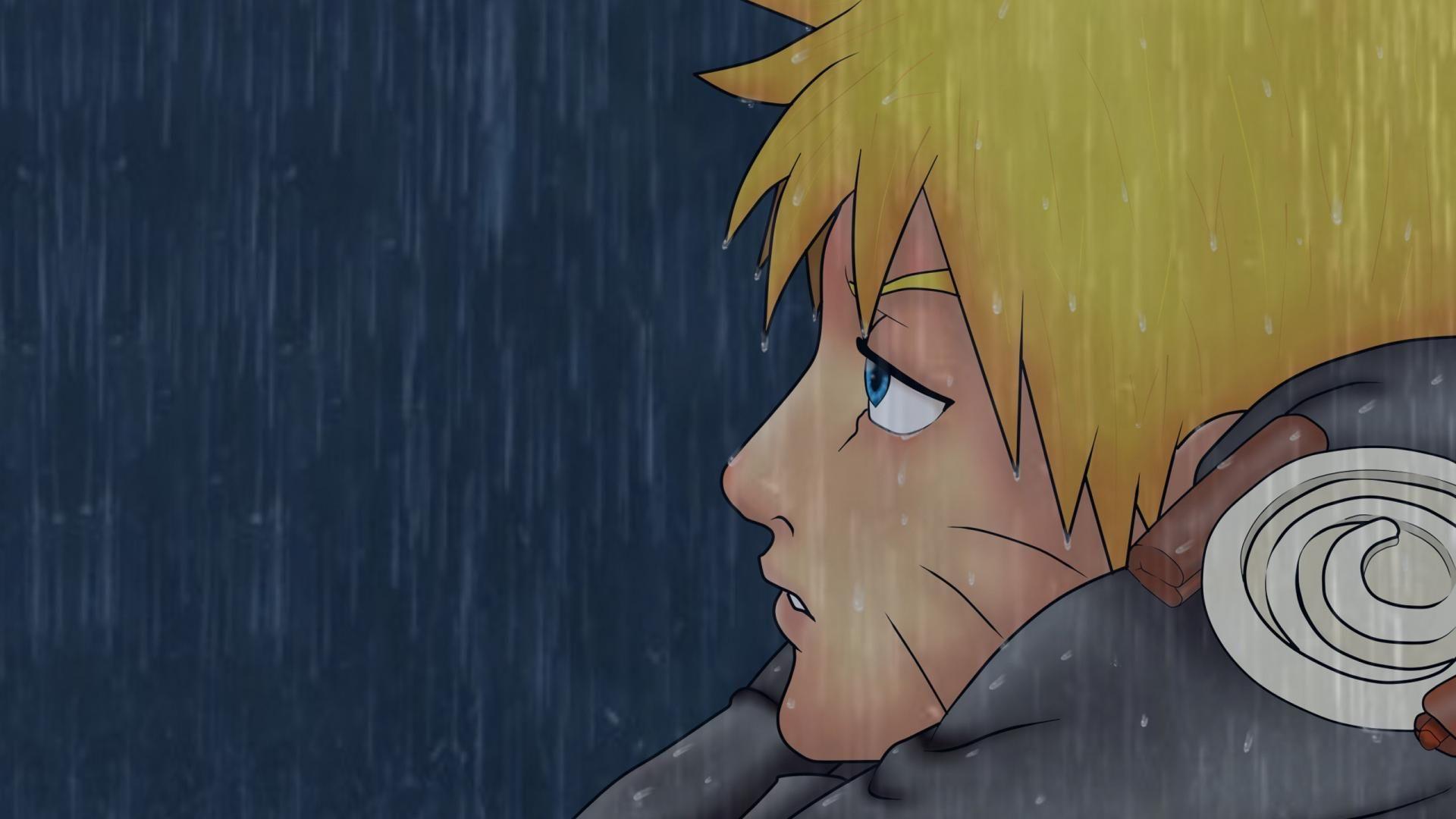 Boys uzumaki naruto sadness fan art whiskers wallpaper