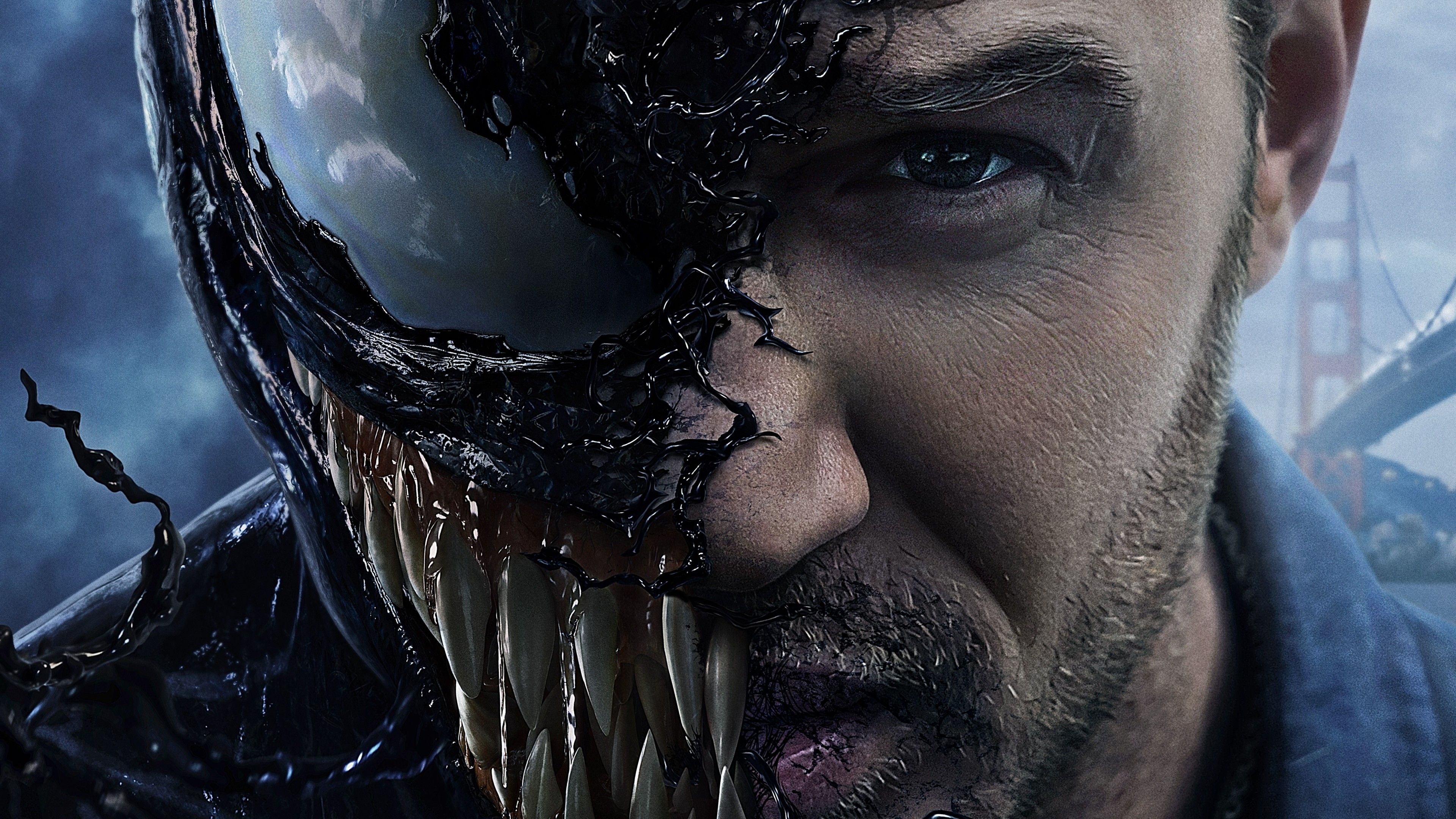 Venom 2018 Film Wallpaper Background Tom Hardy