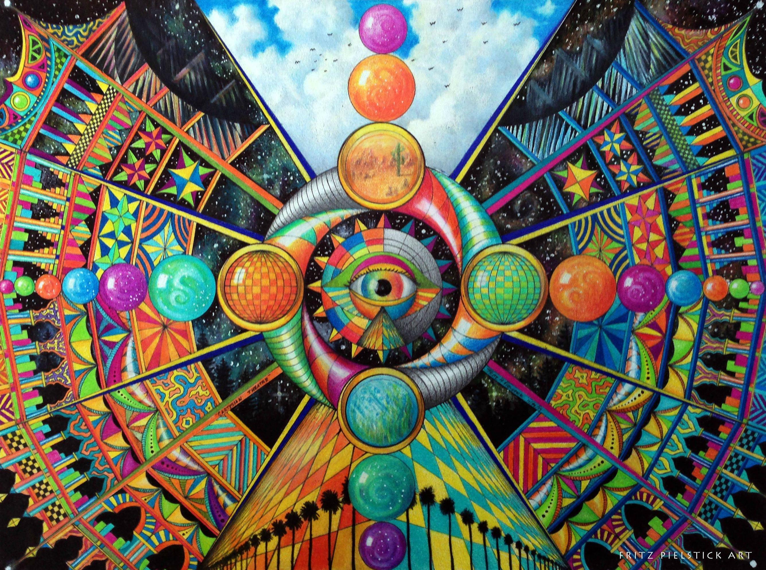 Psychedelic Art Wallpaper Desktop