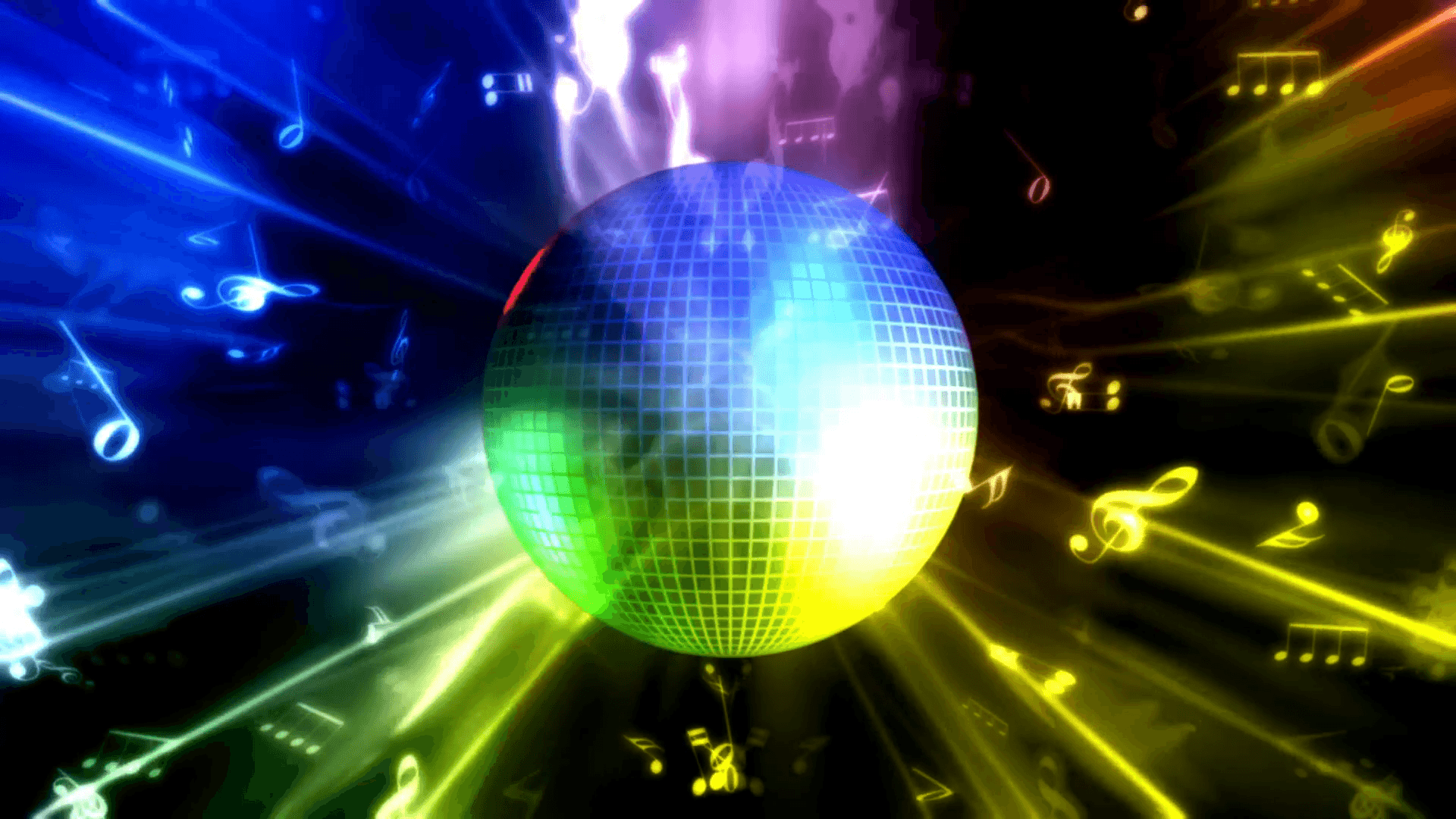 Disco Ball Looping Music Background Motion Background