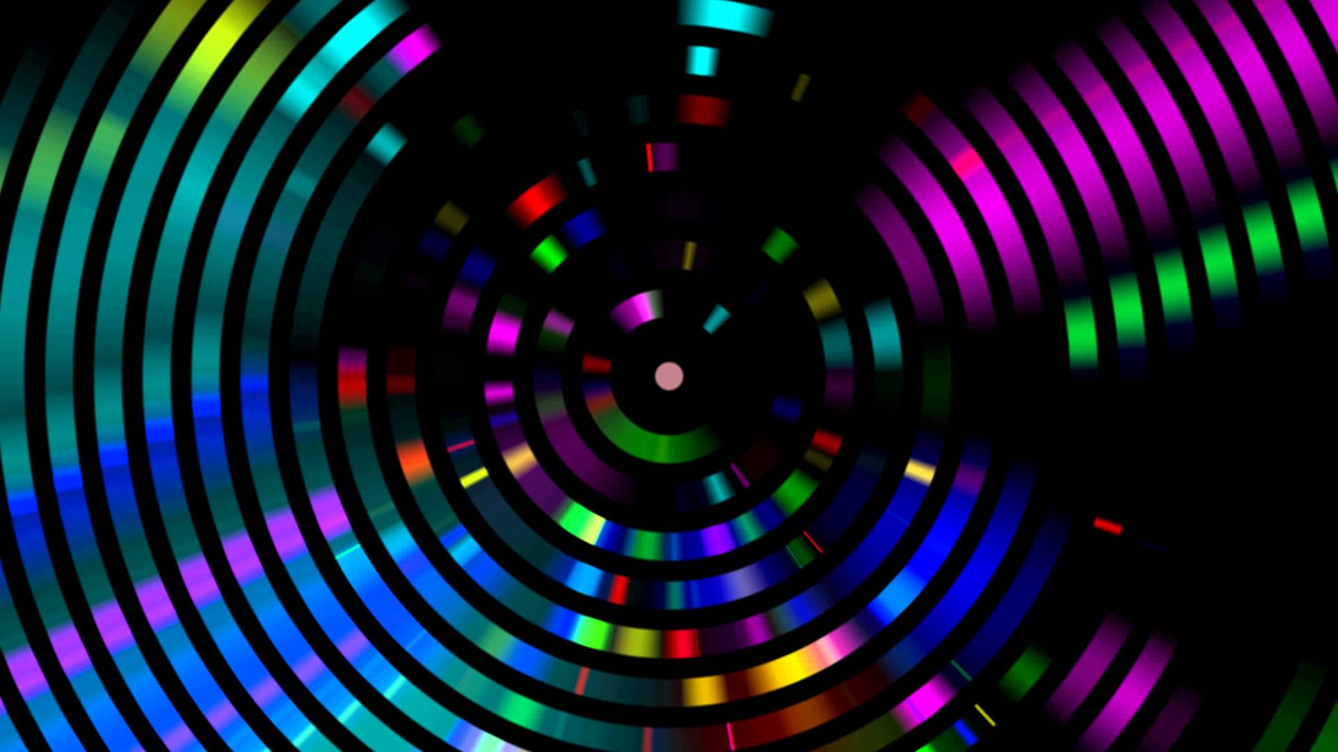 4K Disco Hypnotic Light Centerd VJ LOOP DISCO Effect Animation
