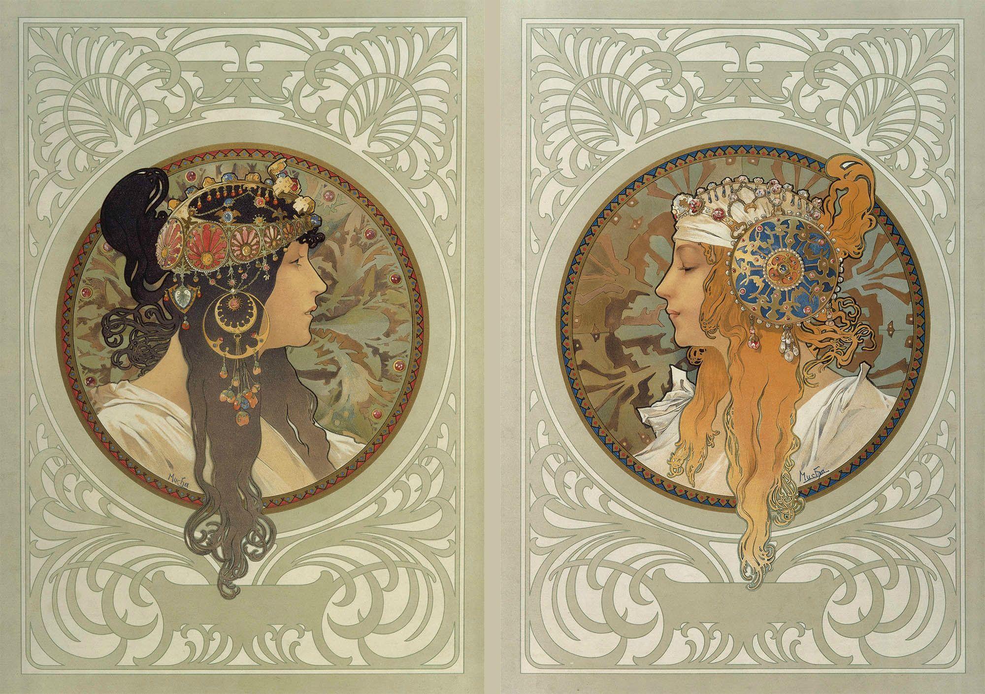 Alphonse Mucha Wallpaper. Alphonse mucha and Paintings