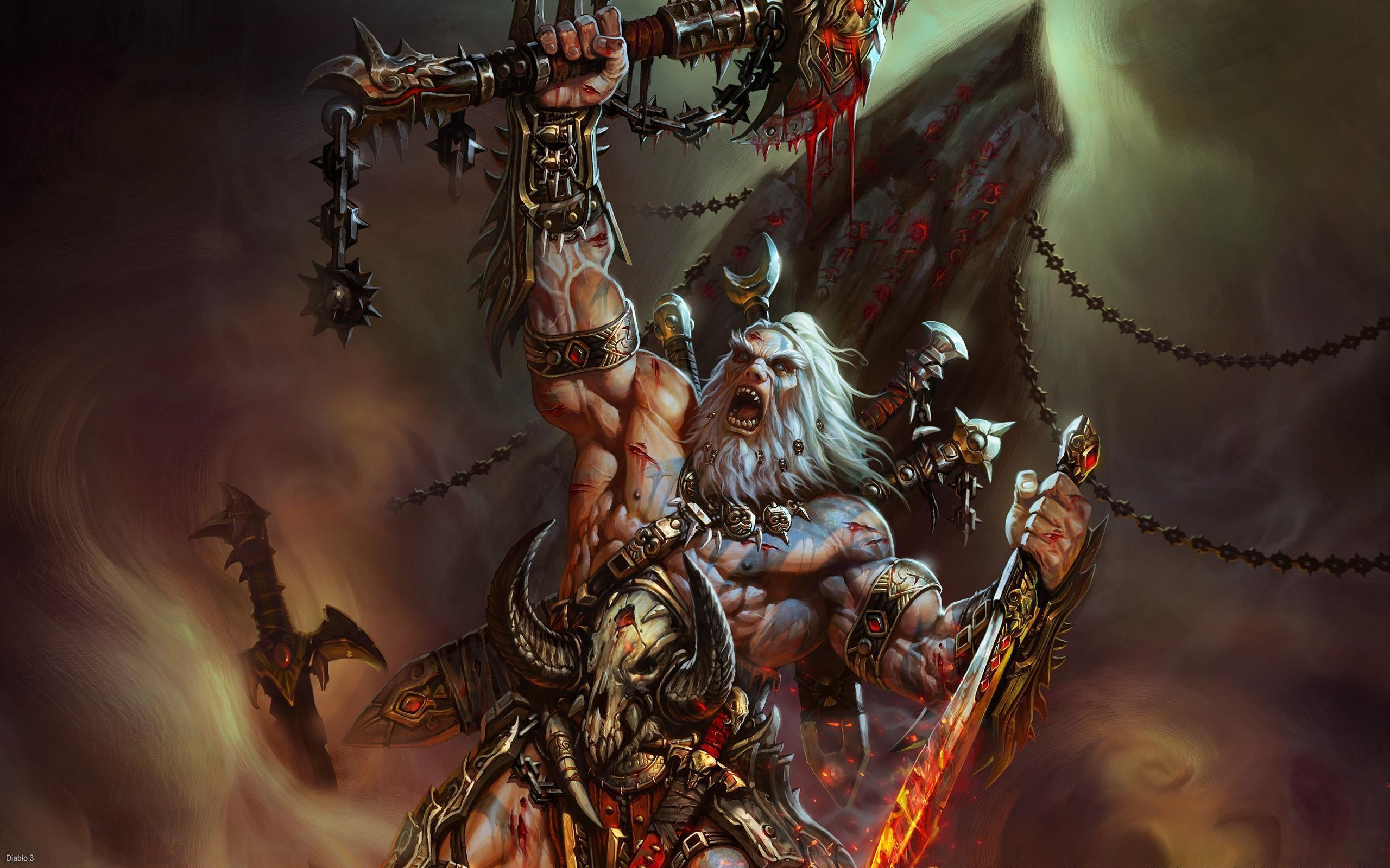 Download the Diablo 3 Warrior Wallpaper, Diablo 3 Warrior iPhone
