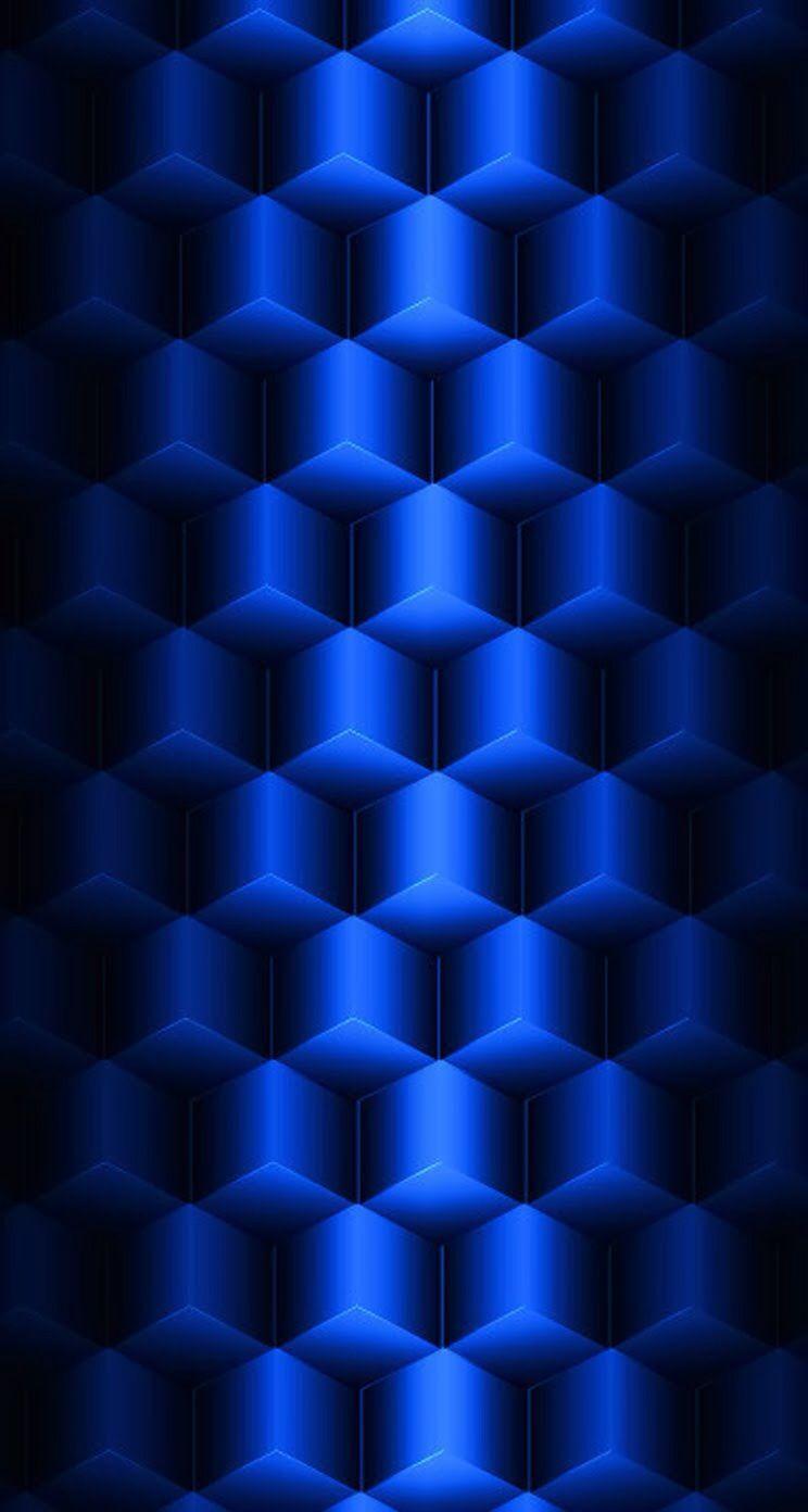 iPhone 5 Wallpapers Patterns abstract blue parallax 3d cubes