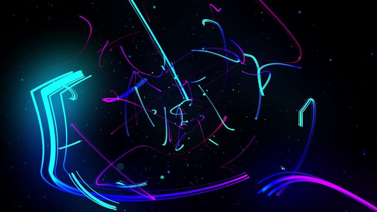 VJ Background Animation Loop Royalty Free Footage Neon Lights