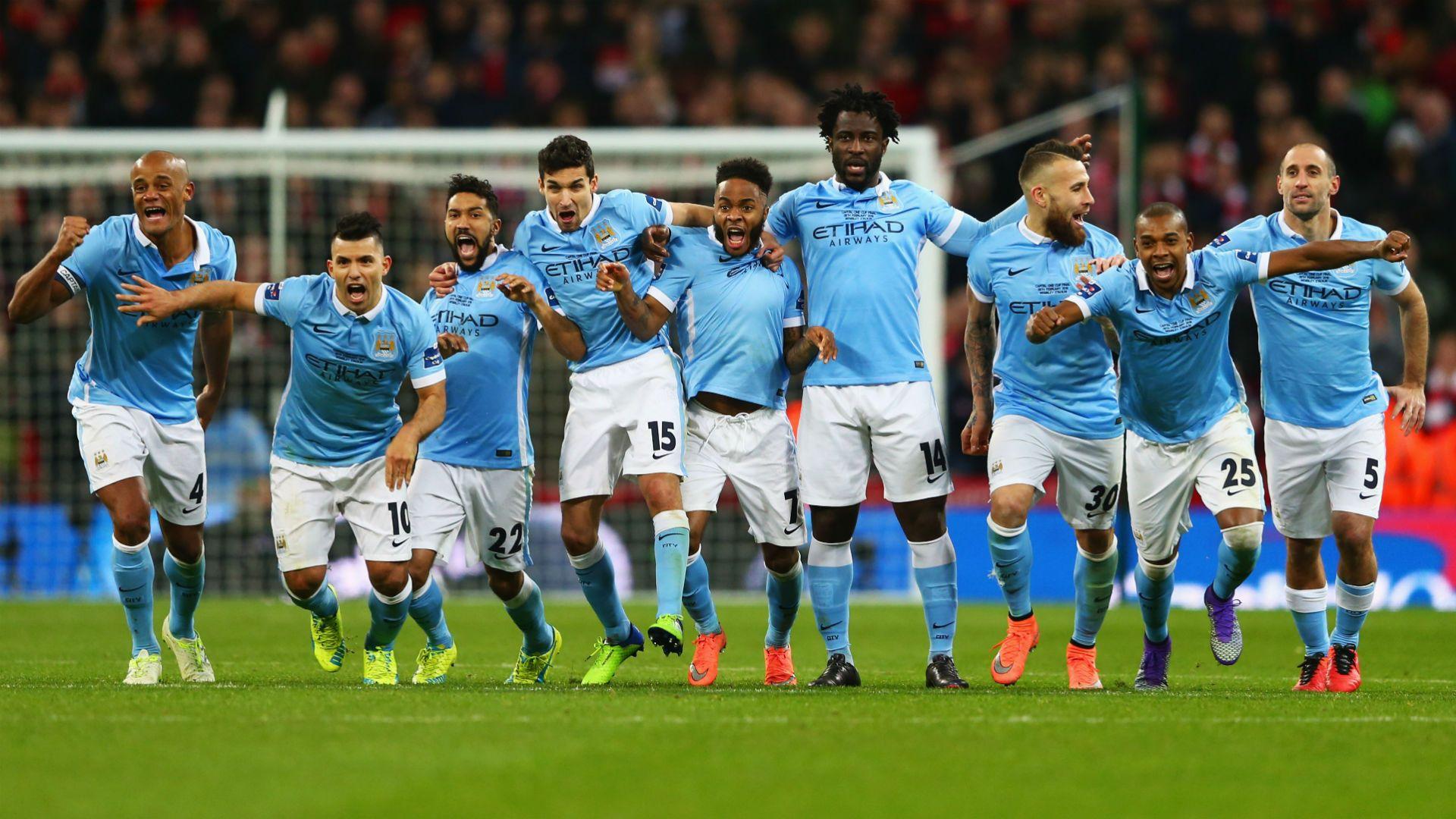 Manchester City Team After Players Wallpaper Desktop HD For Victory