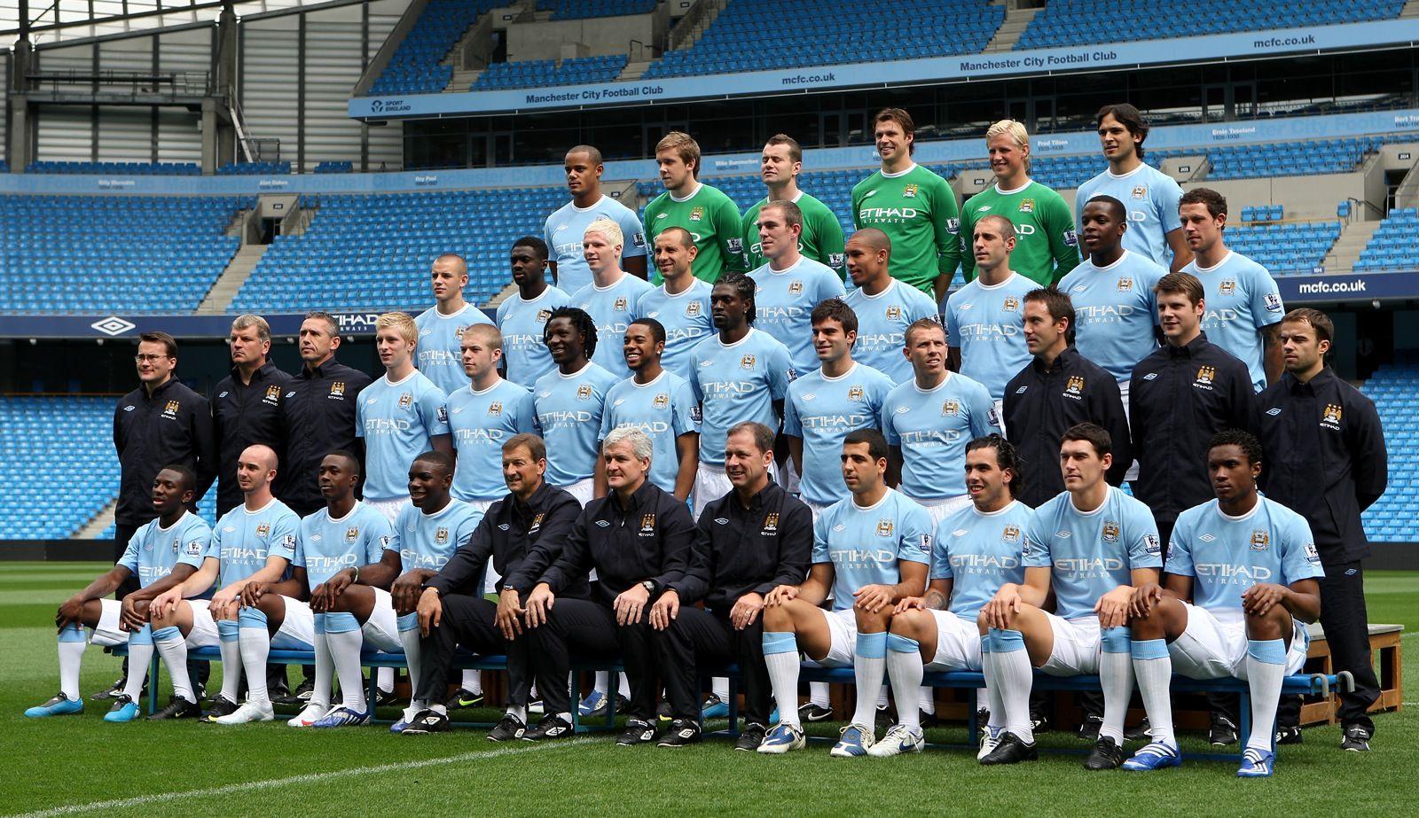 Manchester City First Team Squad 2009 10. Football Squad Wallpaper