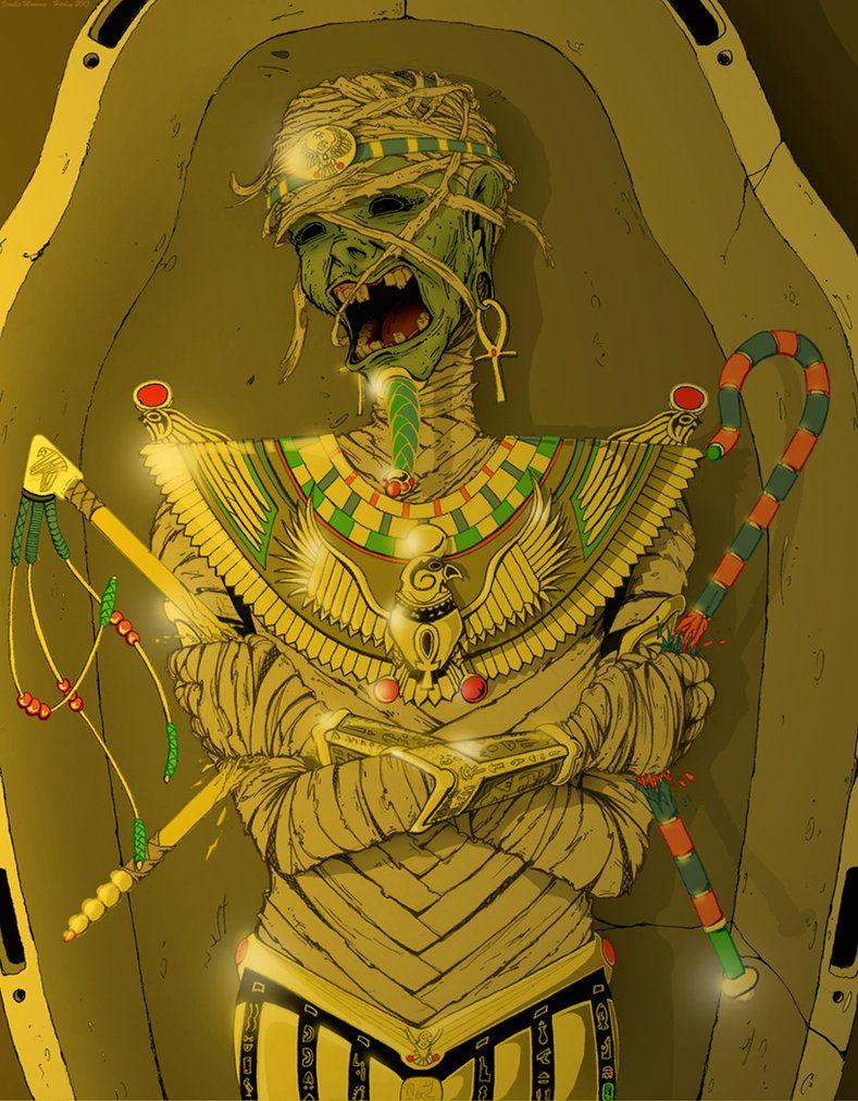 Egyptian Mummy Zombie Thingee By Harley 1979