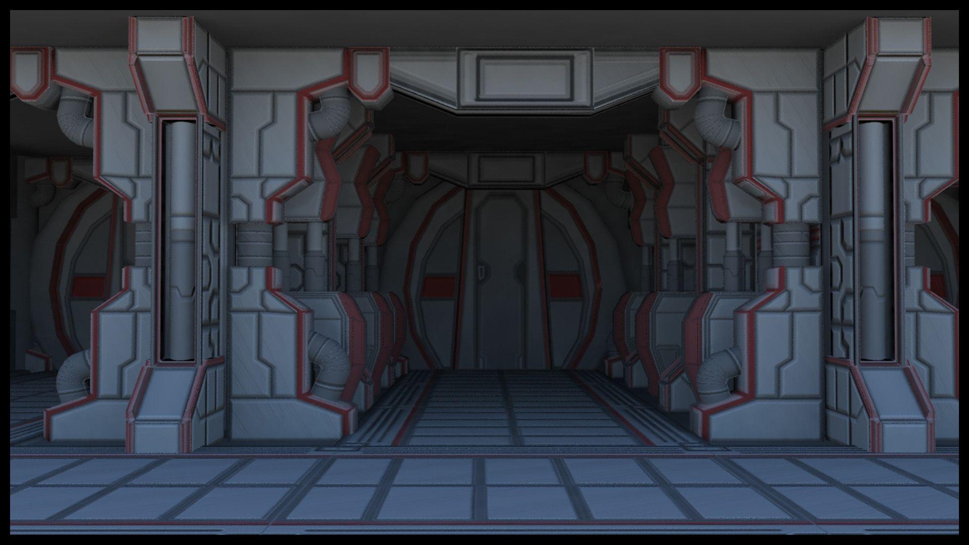 Futurisitc Interior (Inside a spaceship)