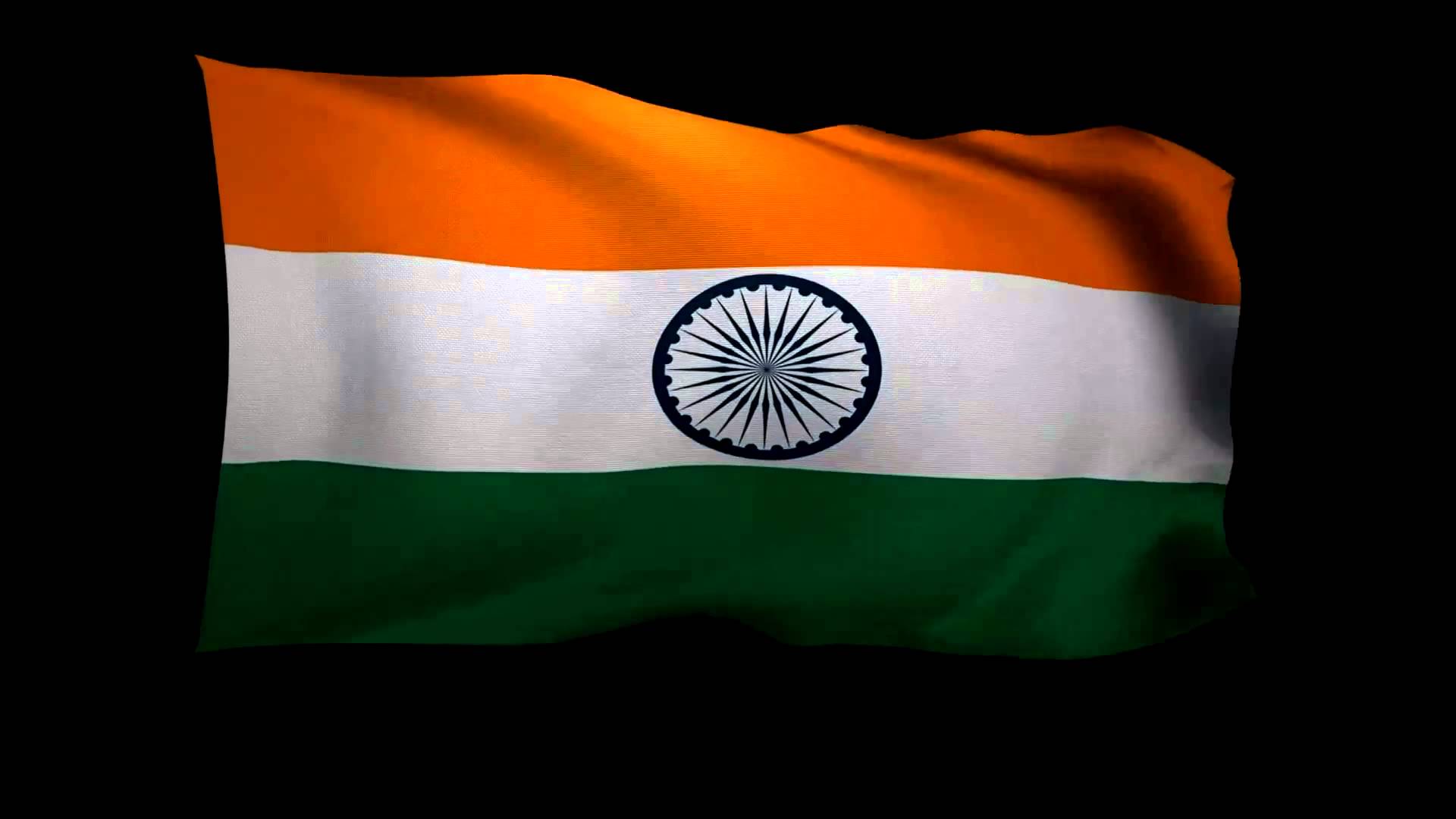 INDIAN FLAG VIDEO WITH NATIONAL ANTHEM