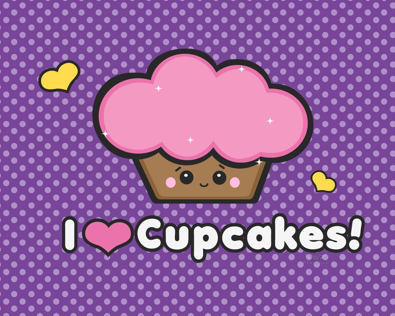 Cartoon Love Cupcakes 360847 Wallpaper wallpaper
