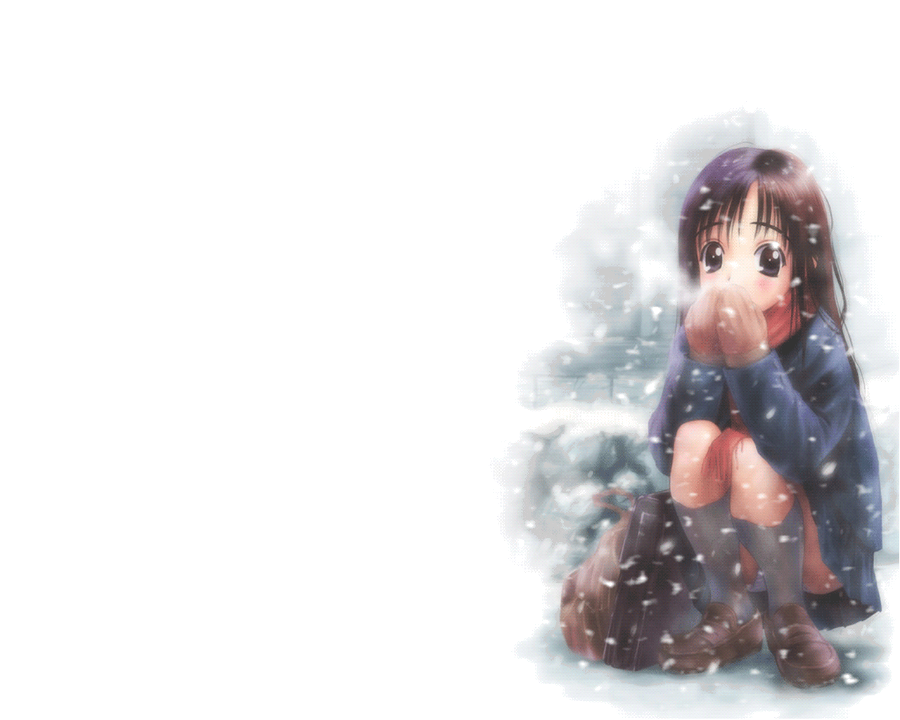 Animated winter wallpaper. Just Magical Children A Gif