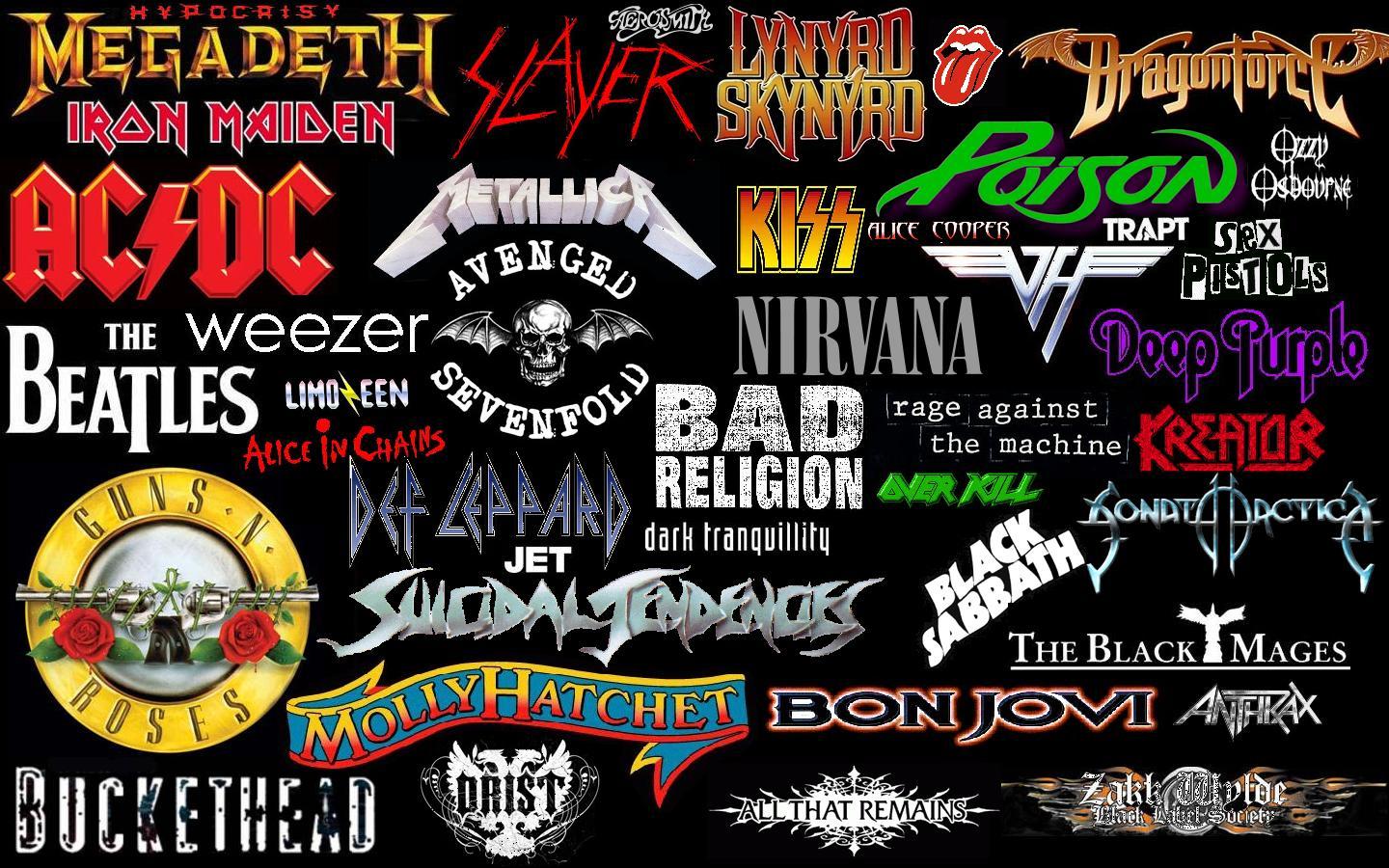 Названия рок групп