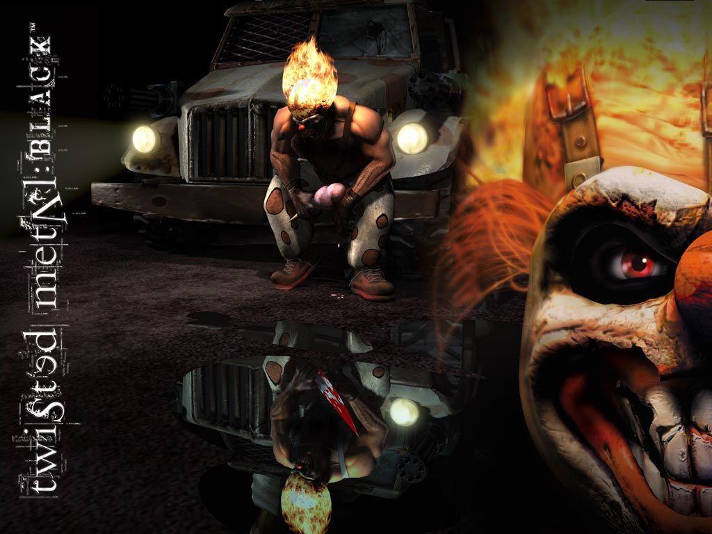 twisted metal sweet tooth. Twisted Metal Black Wallpaper PS2