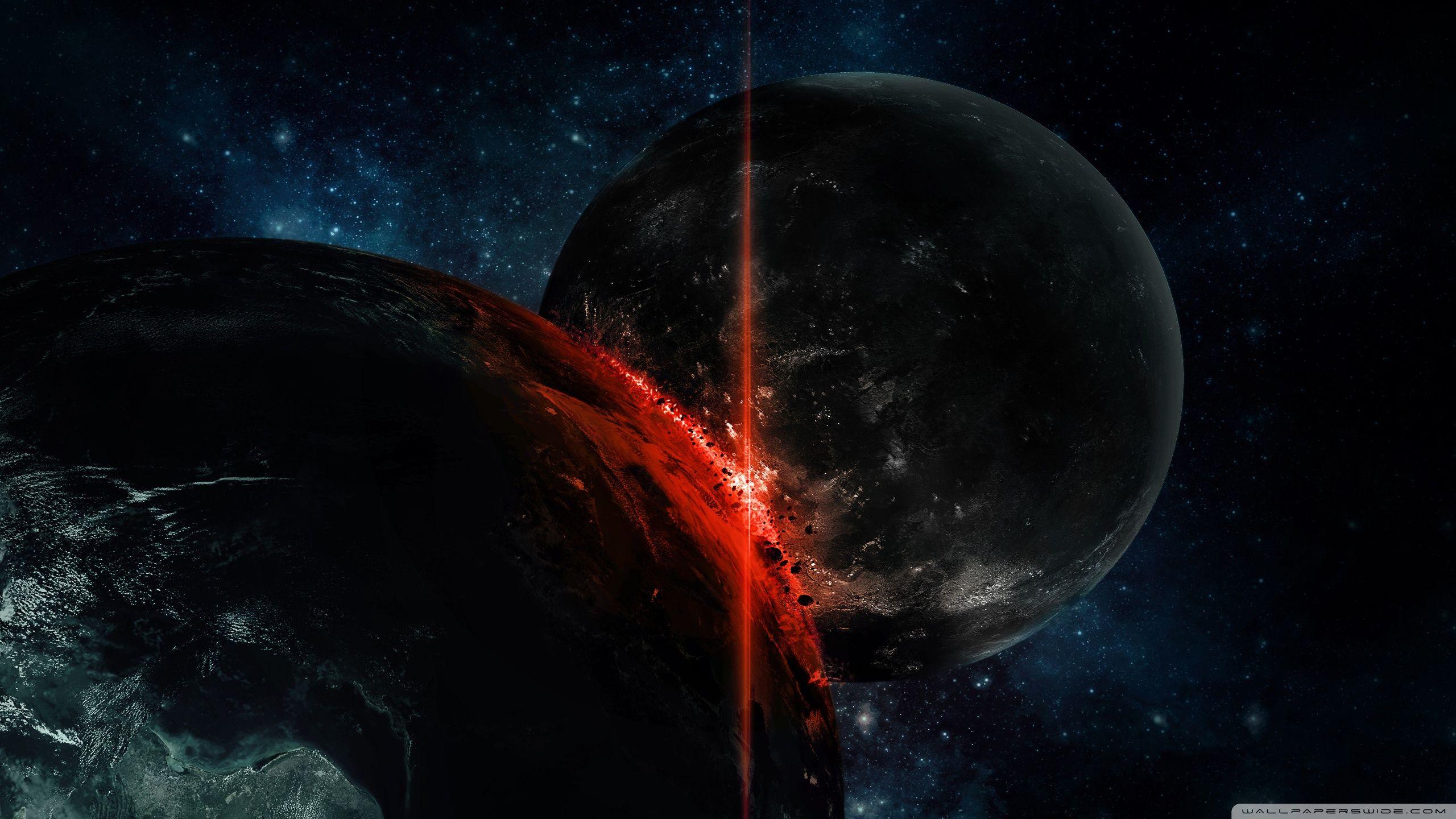 Planetary Collision ❤ 4K HD Desktop Wallpaper for 4K Ultra HD TV