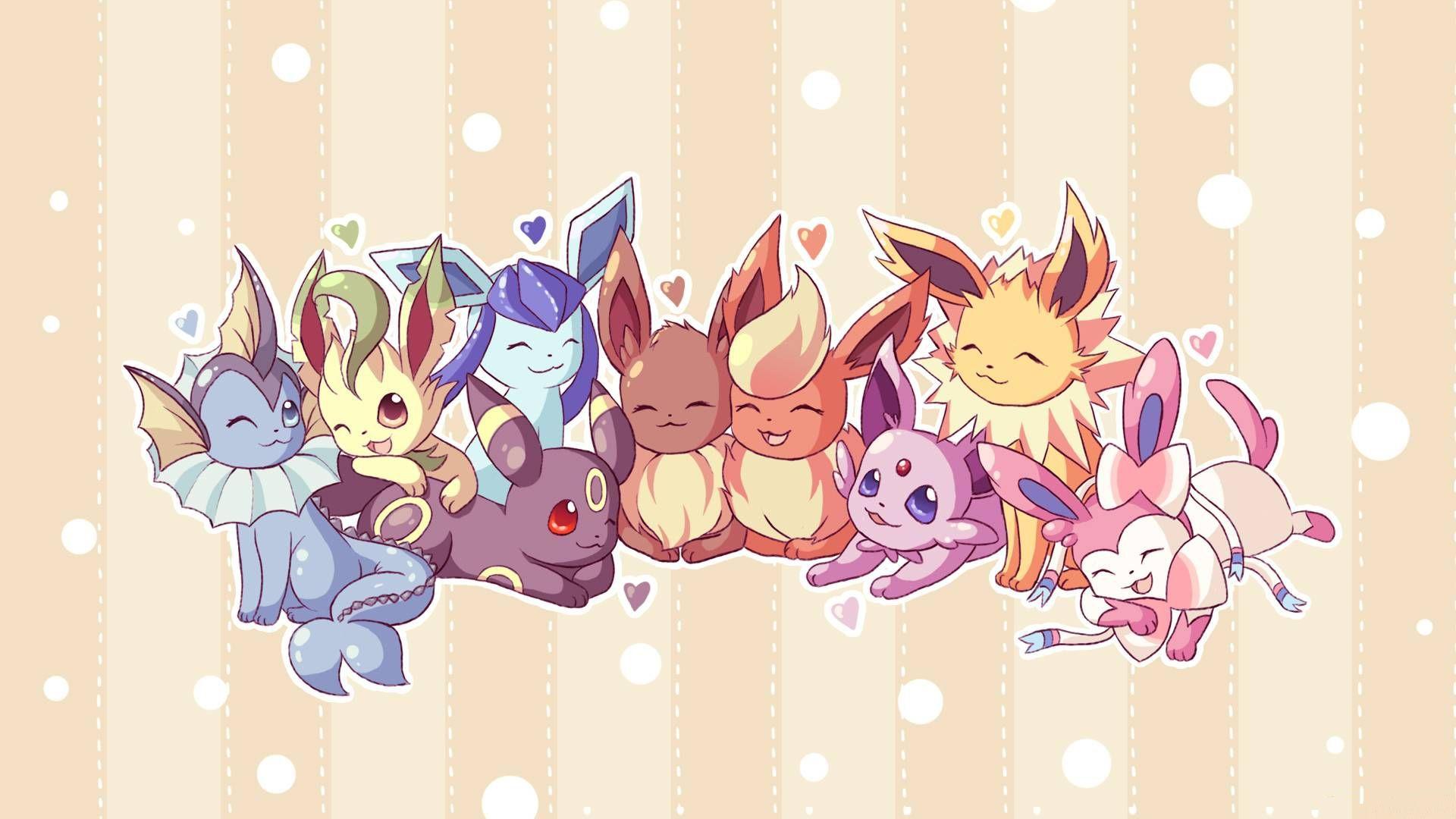 Pokemon Phone Eevee HD Wallpaper