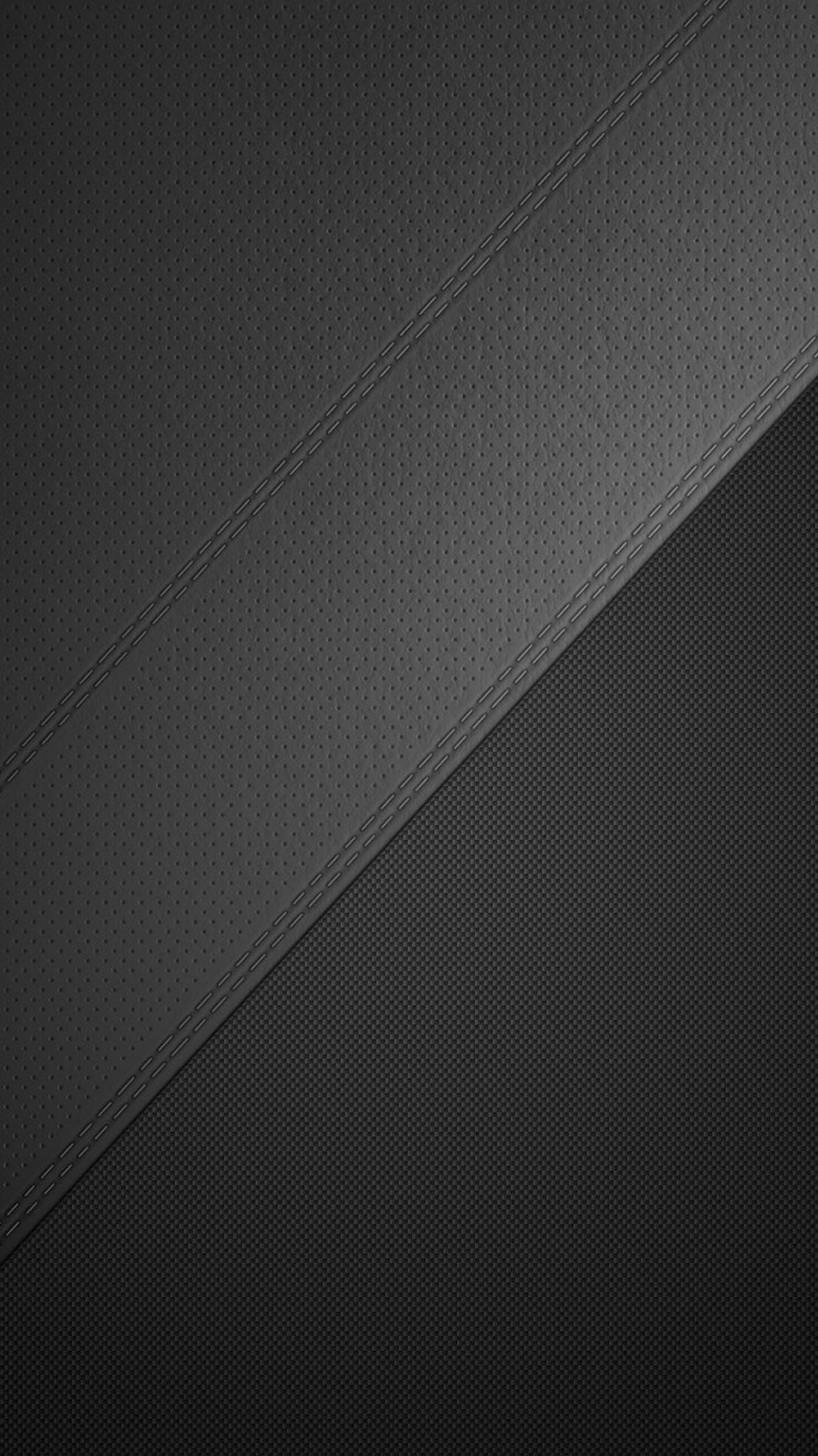 Perforated Leather Texture Dark Android Wallpaper free download