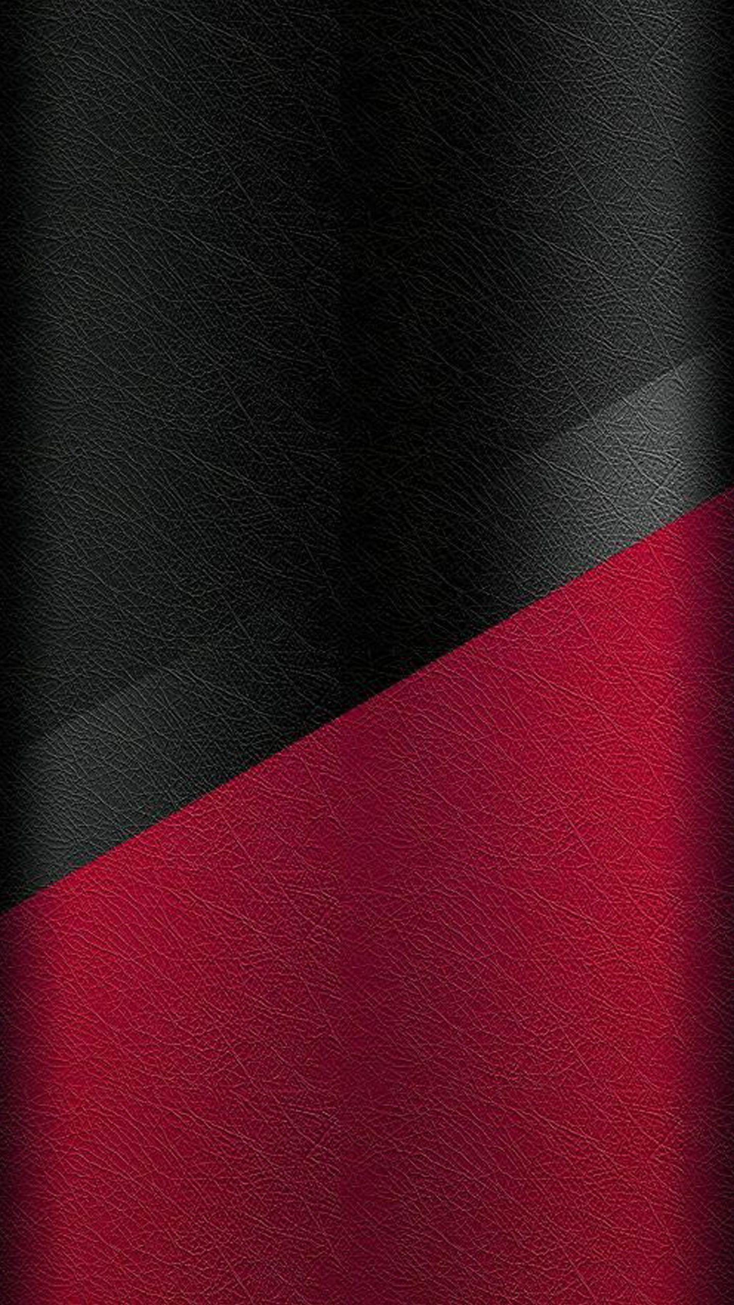 Dark S7 Edge Wallpaper 03 and Red. Leather
