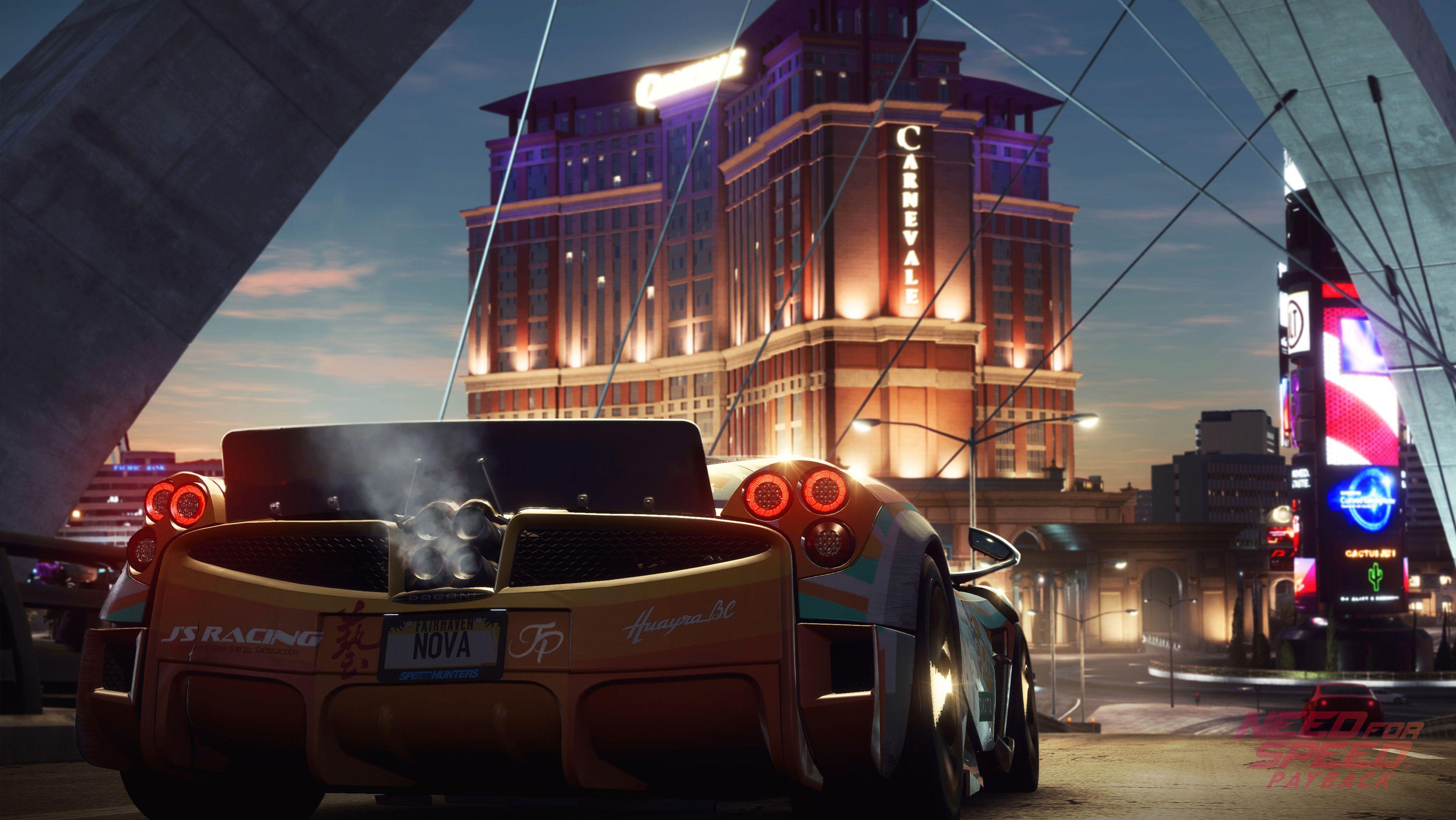 Wallpaper Need for Speed Payback, Racing game, PlayStation 4, Xbox