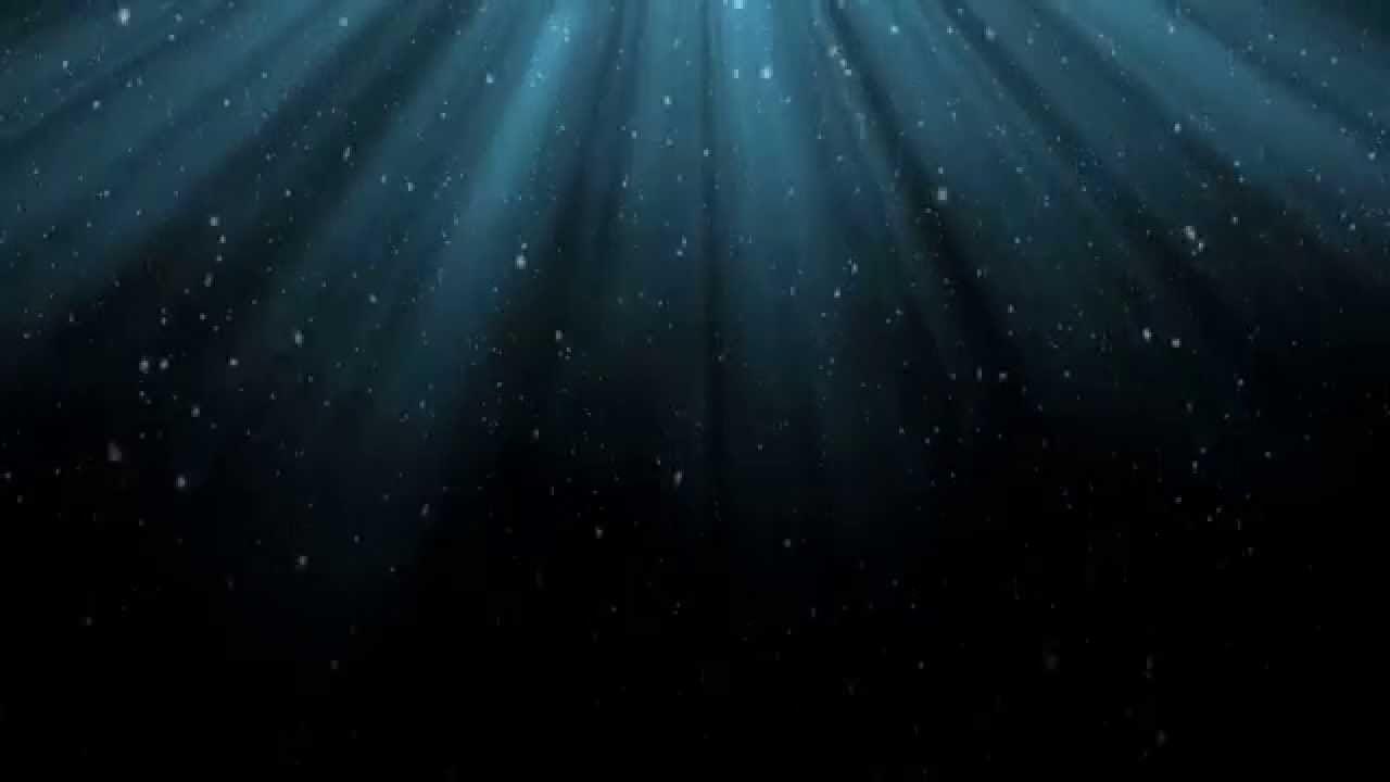 Blue Light Rays and Snow Motion Graphics Background Loop