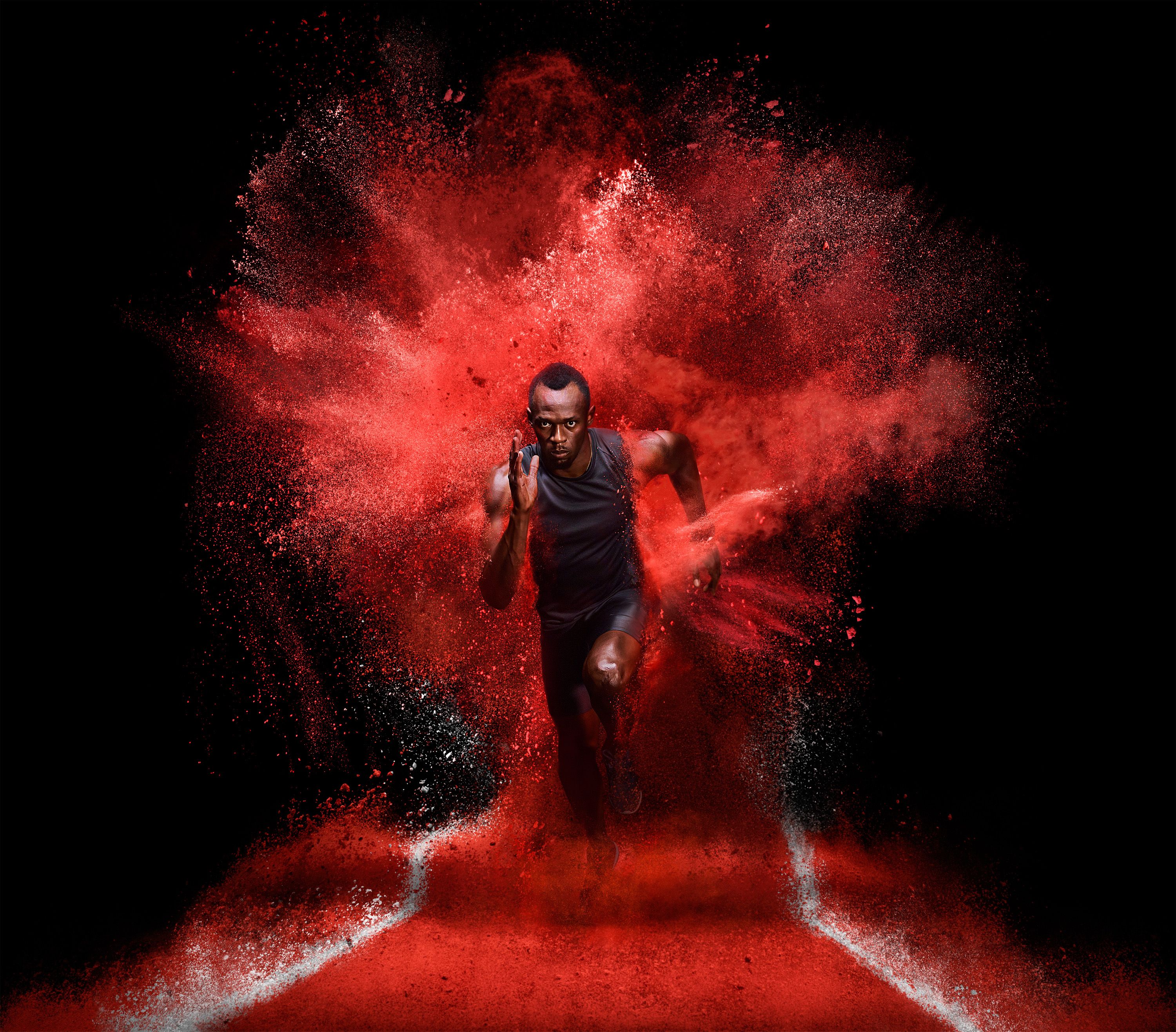 Wallpaper Usain Bolt, Olympic athlete, Jamaican sprinter, HD, Sports