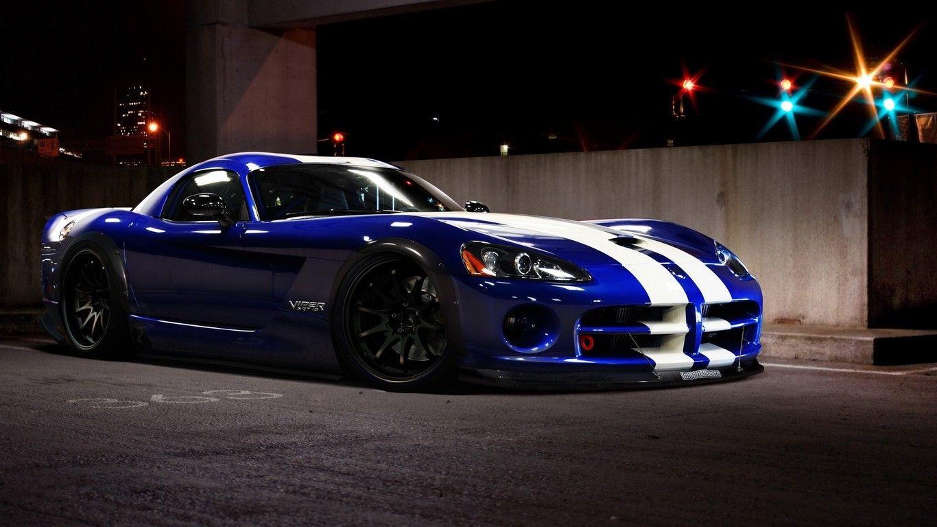Blue Dodge Viper HD Wallpaper, Background Image
